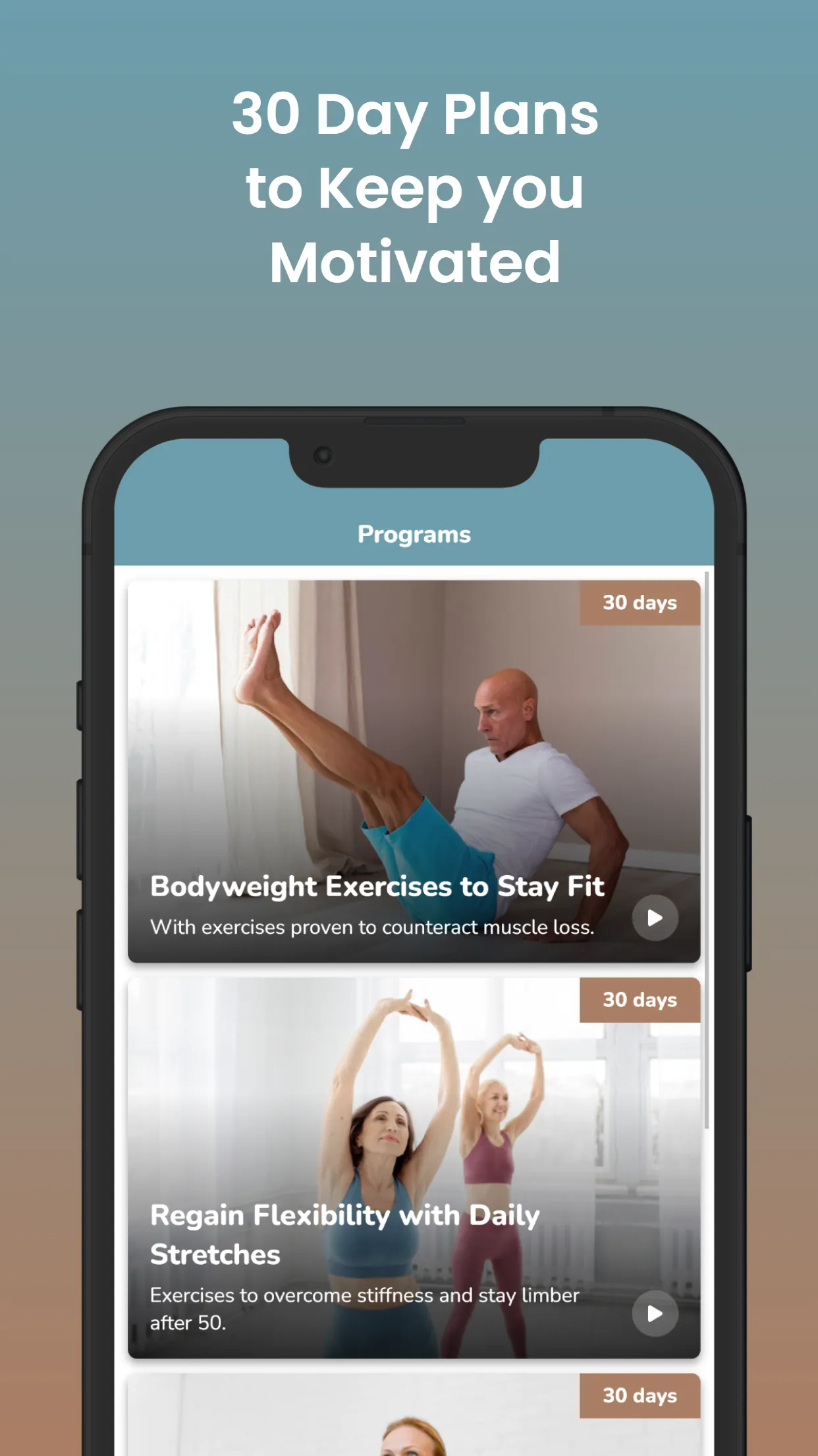 Fit Over 50 - Home Exercises | Indus Appstore | Screenshot