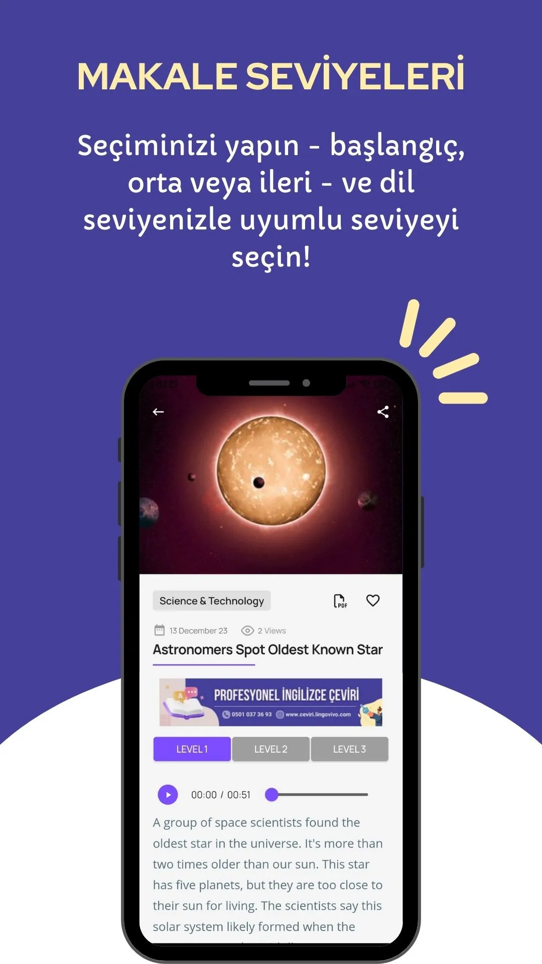 LingoVivo News: İngilizce | Indus Appstore | Screenshot