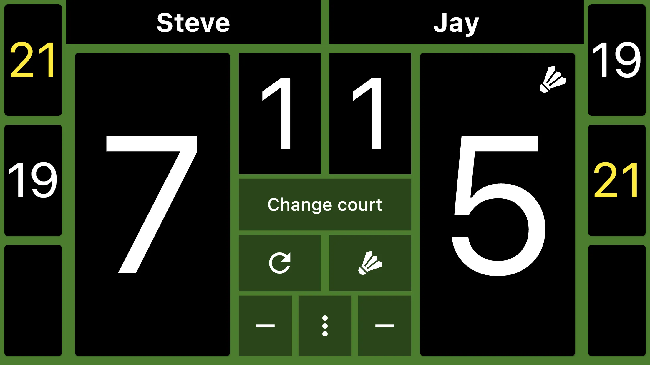 Badminton Scoreboard | Indus Appstore | Screenshot