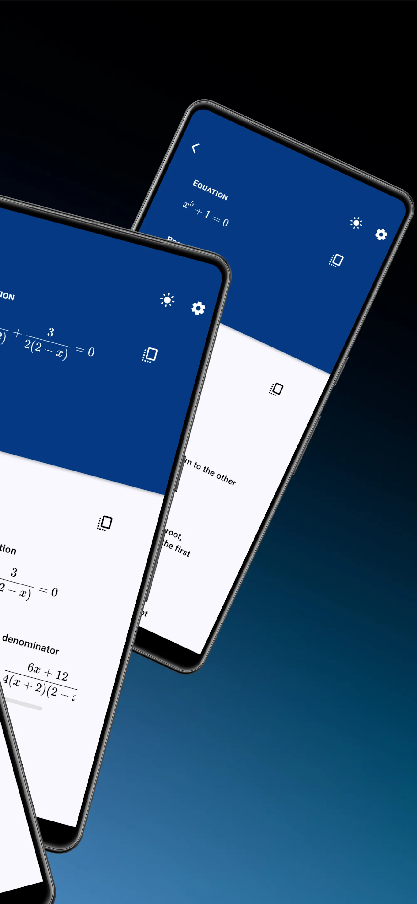 Solve equations | Indus Appstore | Screenshot