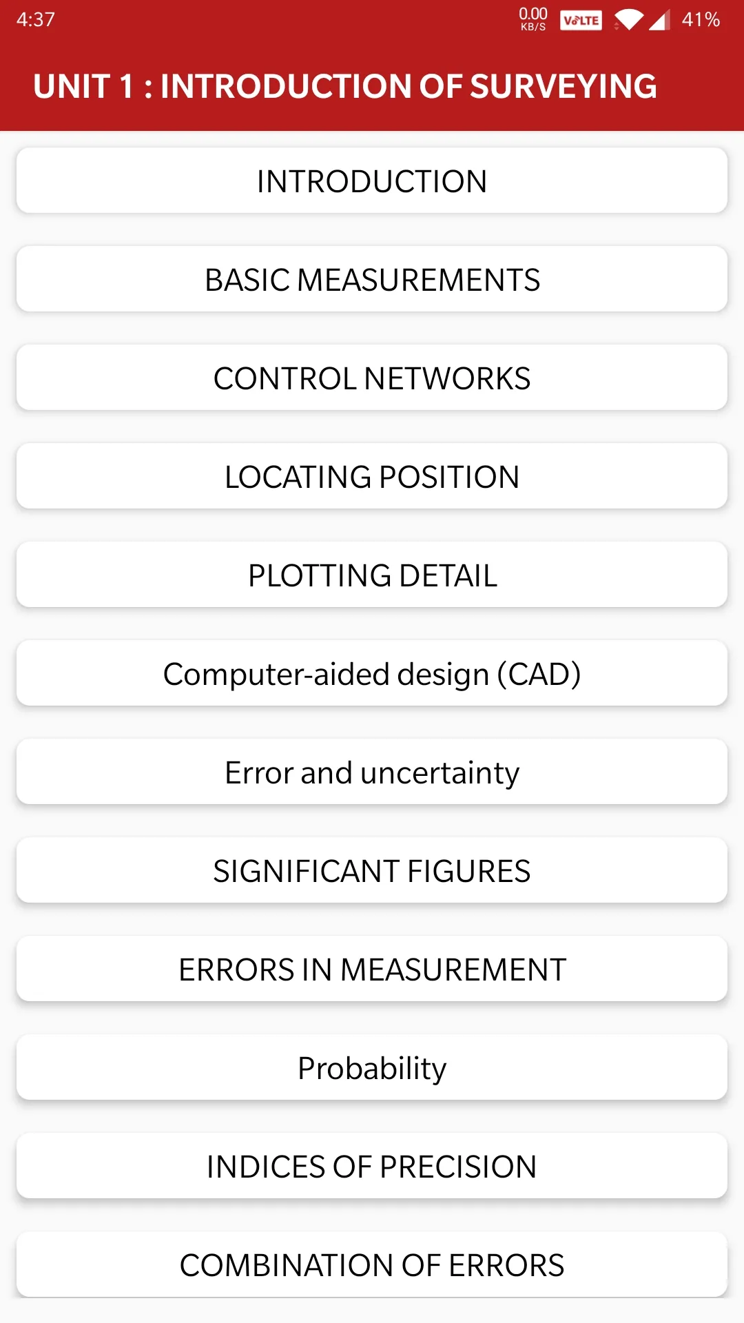 Surveying : Civil Engineering | Indus Appstore | Screenshot