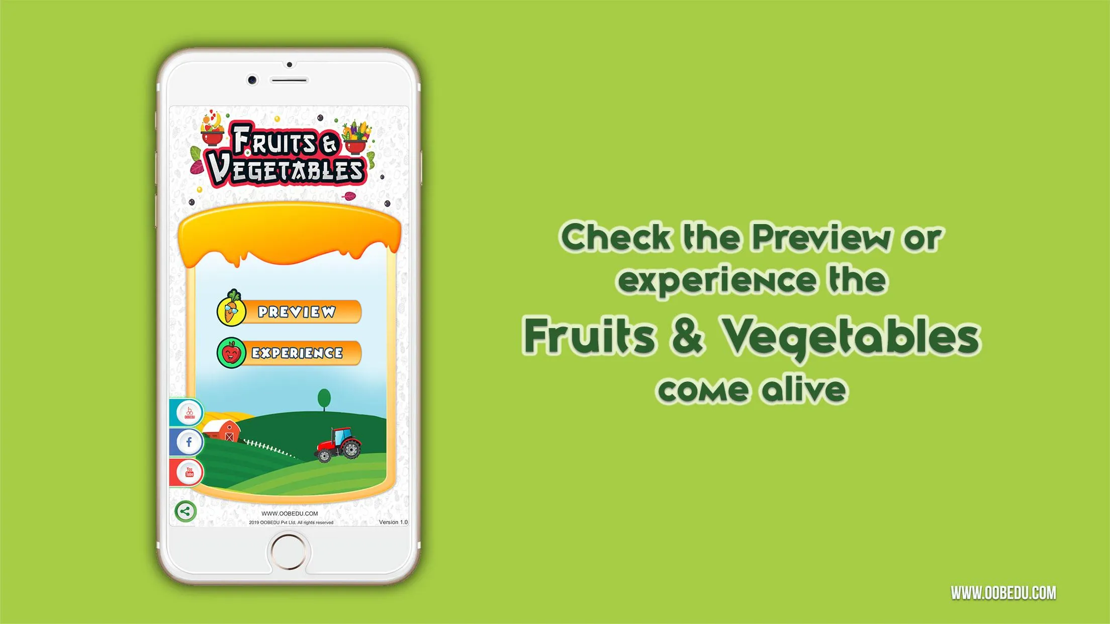 OOBEDU Fruits and Vegetables | Indus Appstore | Screenshot