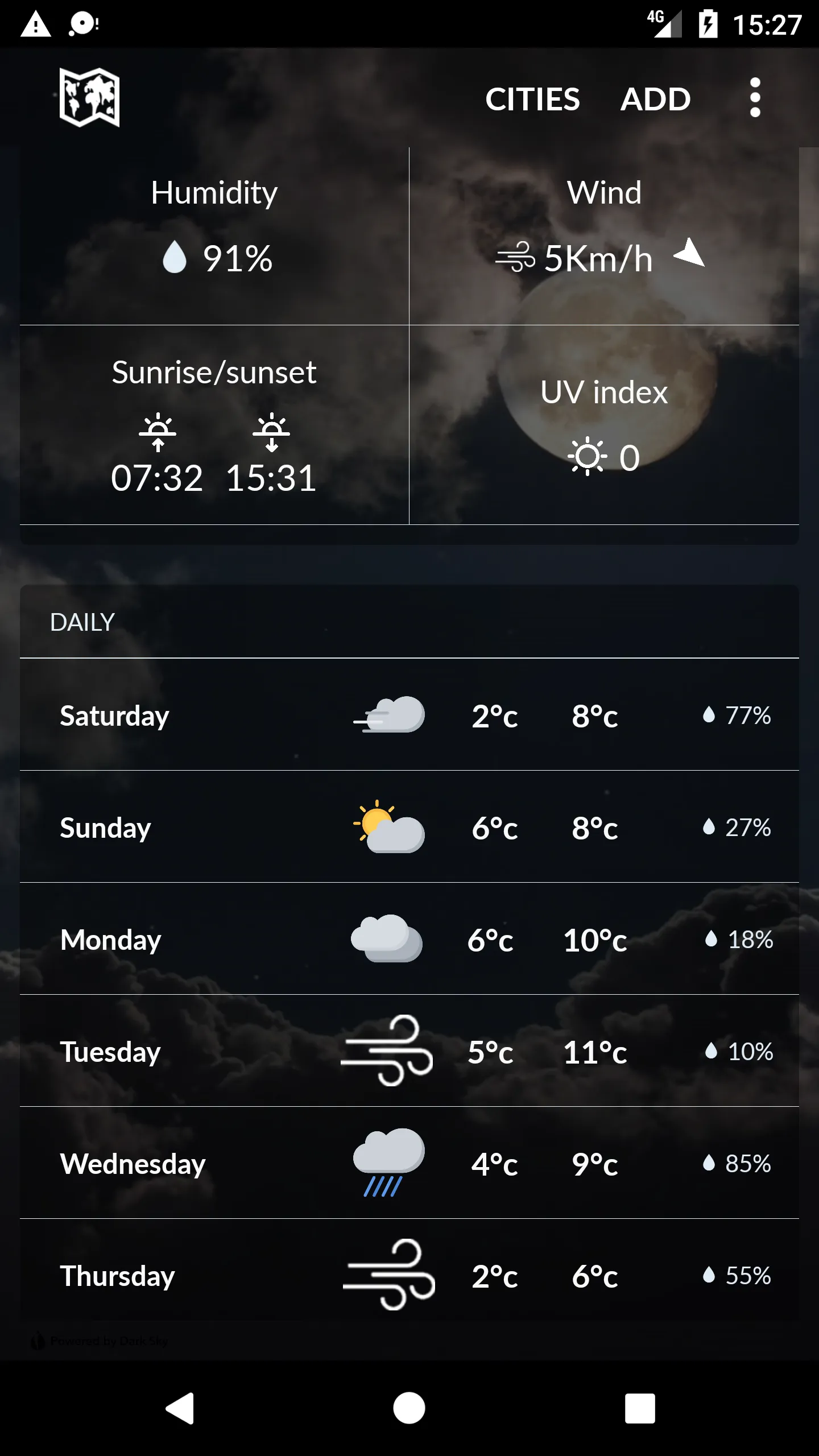 Netherlands weather | Indus Appstore | Screenshot