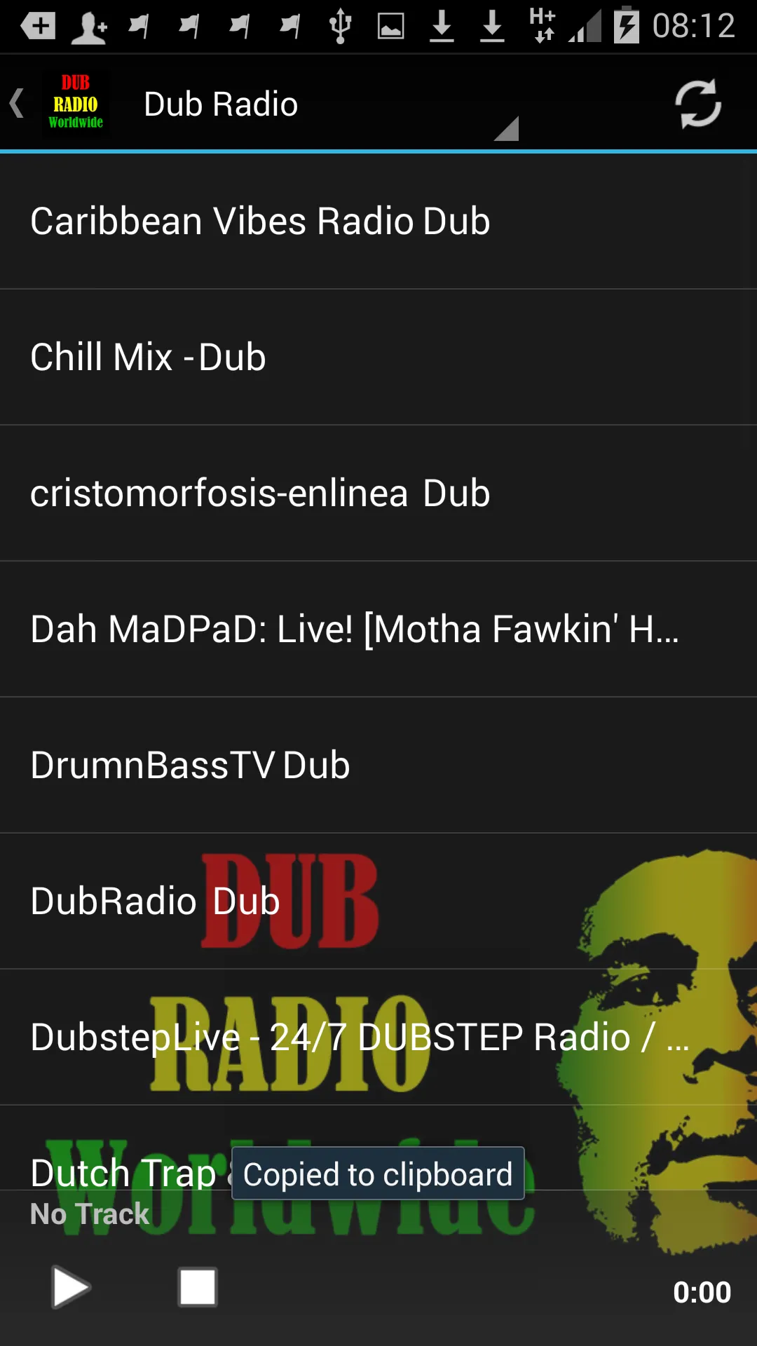 Dub Radio Worldwide | Indus Appstore | Screenshot