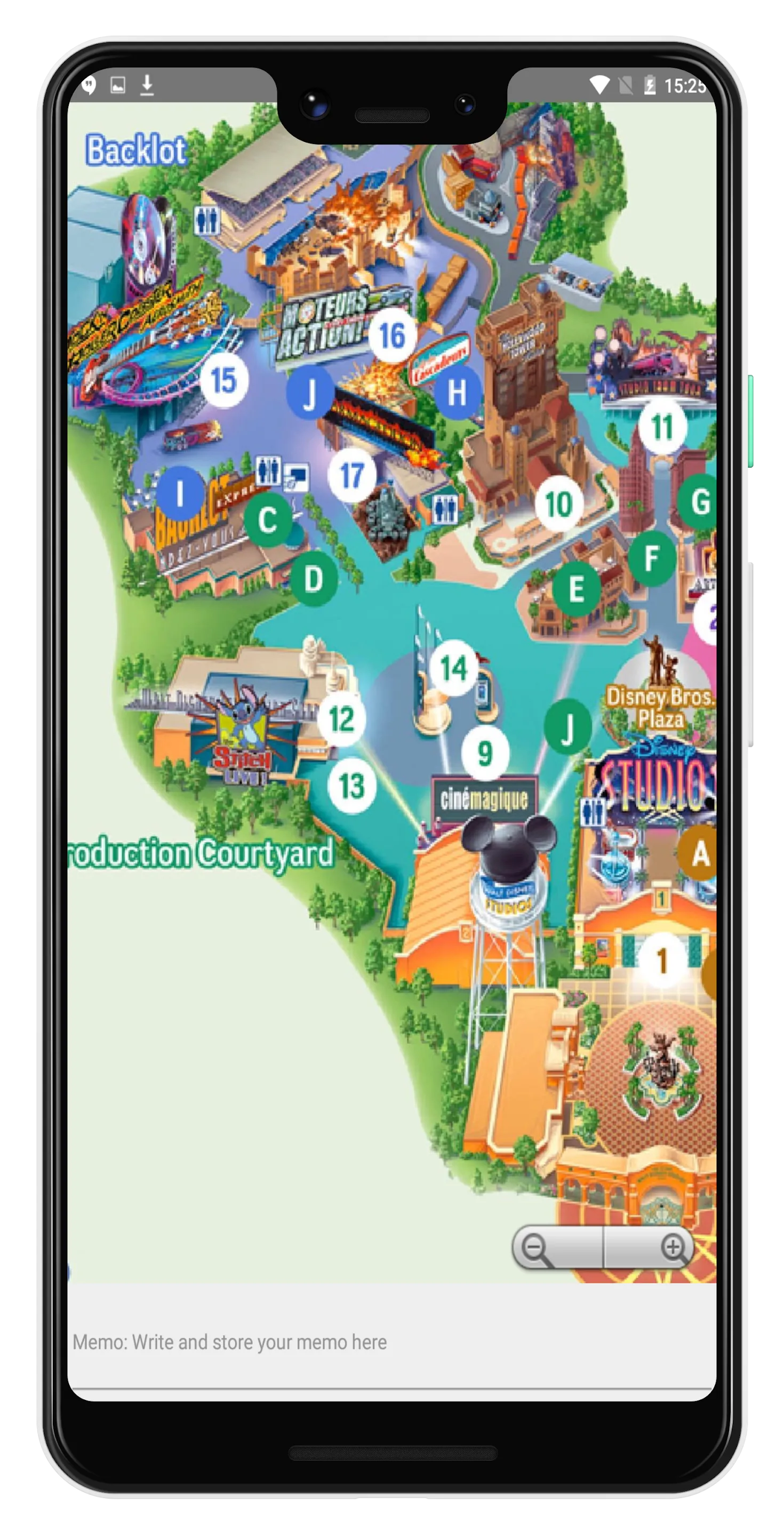 PARIS AMUSEMENT PARK MAP | Indus Appstore | Screenshot