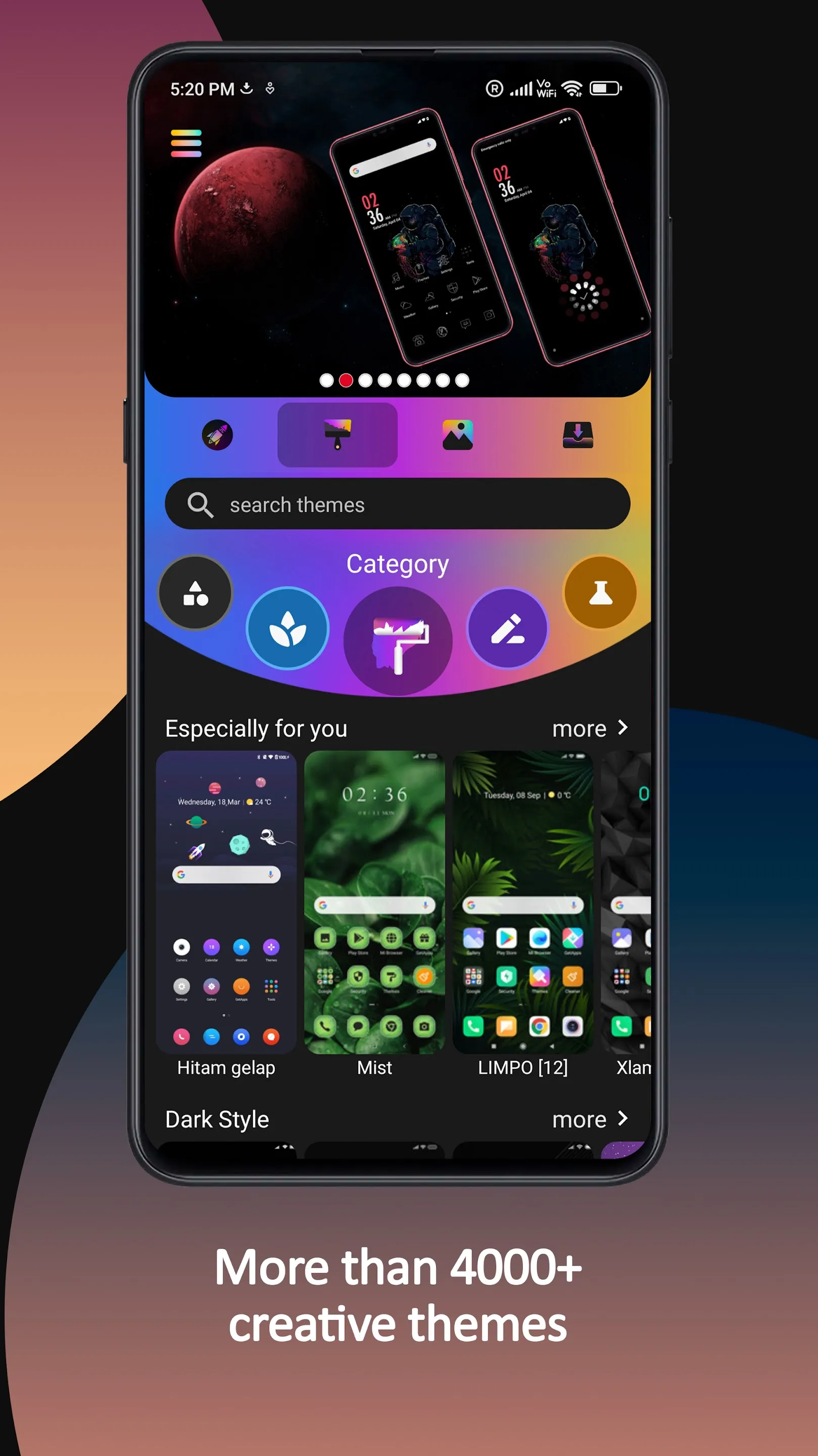 Themes | Indus Appstore | Screenshot