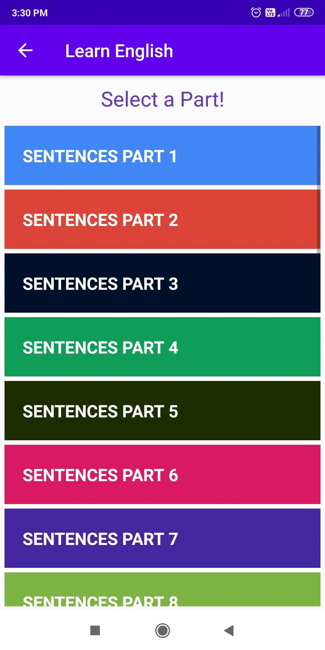 2400 English Sentences (Tamil) | Indus Appstore | Screenshot