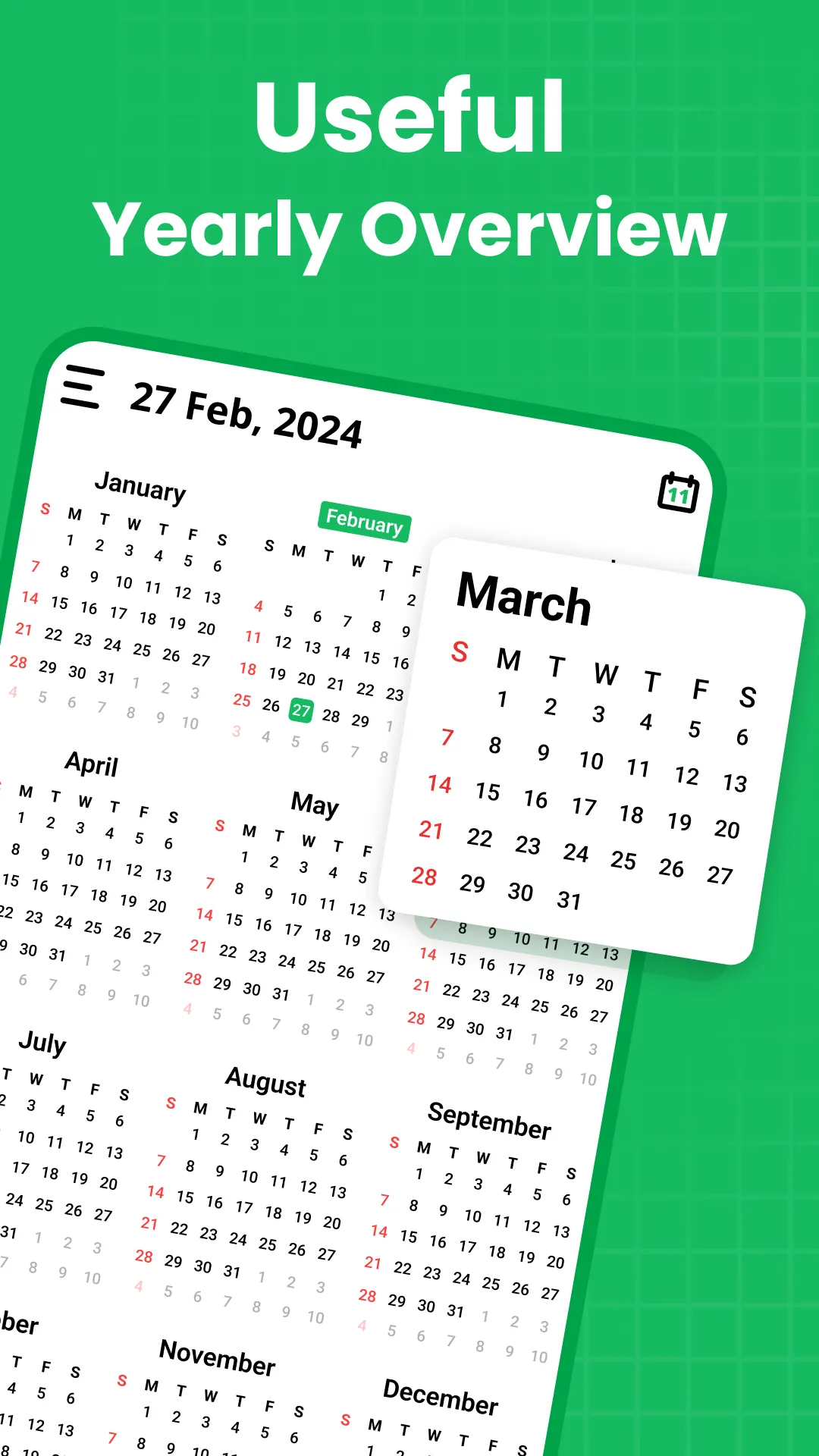 Calendar | Indus Appstore | Screenshot