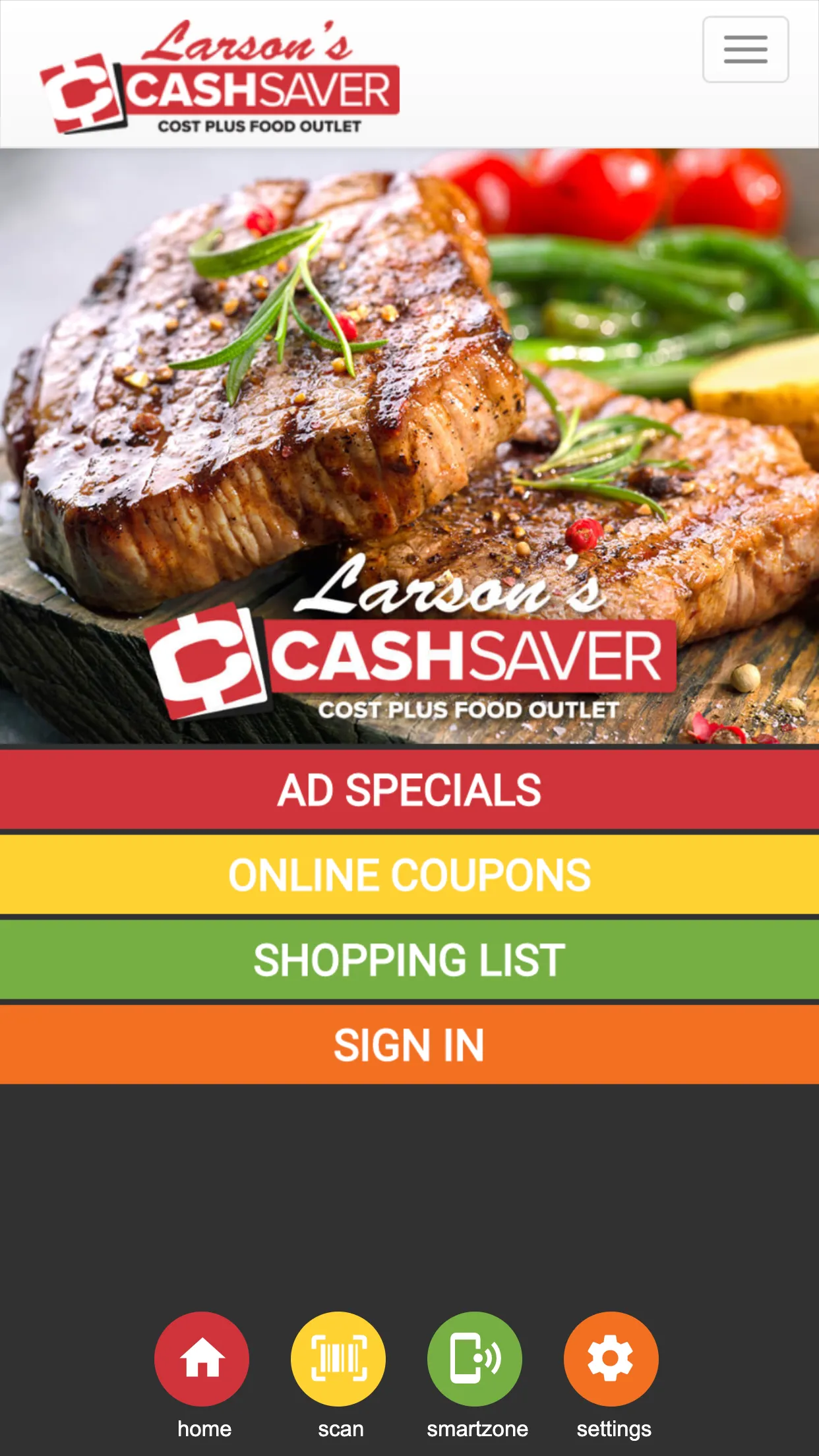 Larson's CashSaver | Indus Appstore | Screenshot