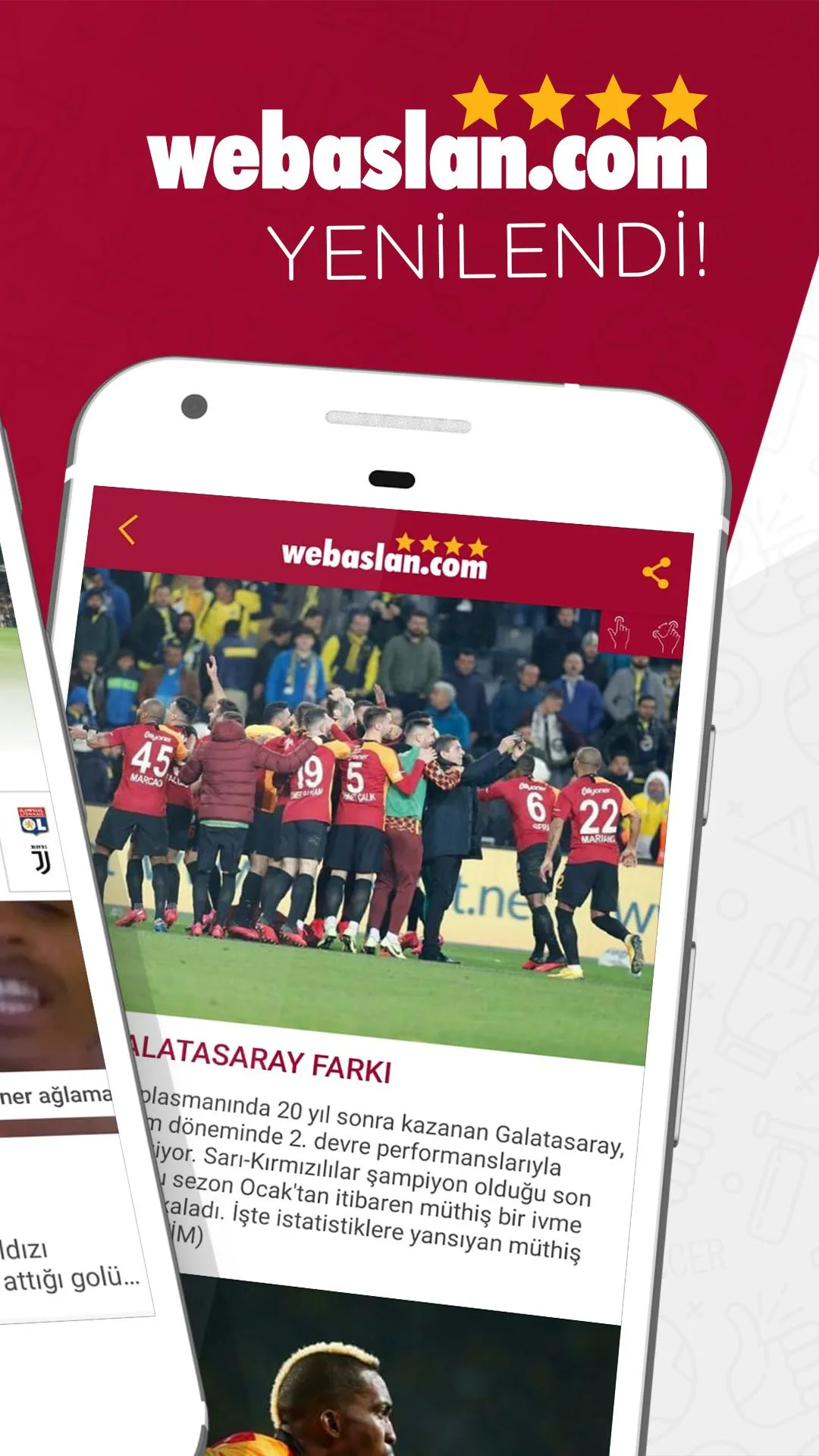 Webaslan - Galatasaray haber | Indus Appstore | Screenshot