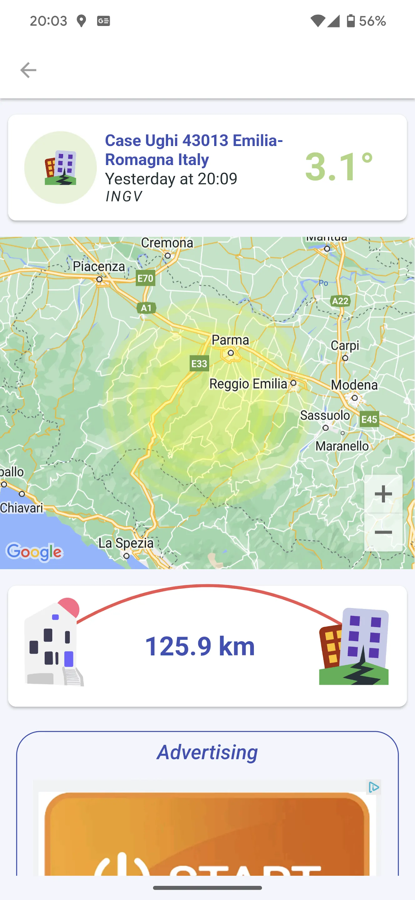 Magnitudo earthquakes-Volcano | Indus Appstore | Screenshot