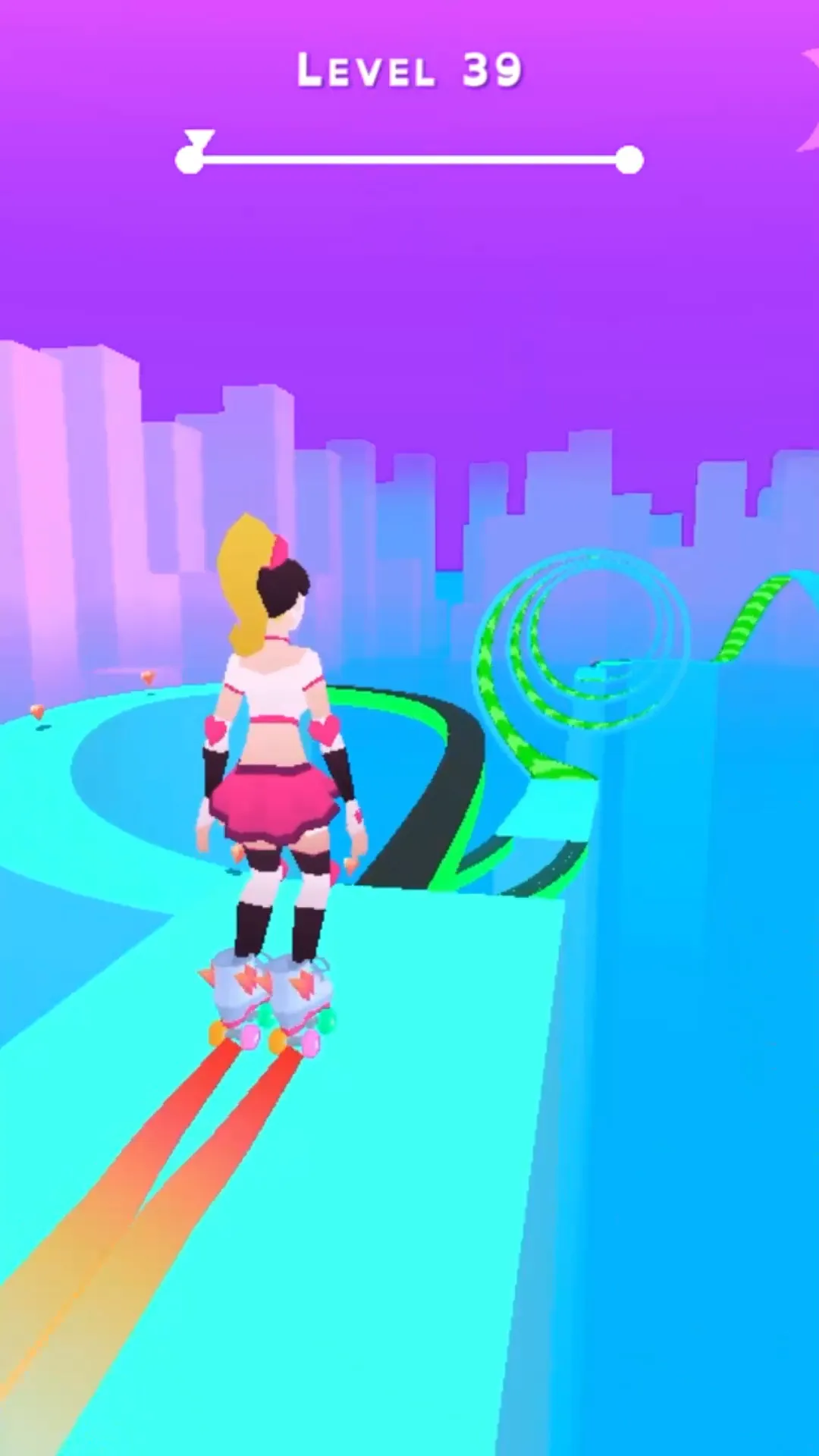 Sky Roller: Rainbow Skating | Indus Appstore | Screenshot