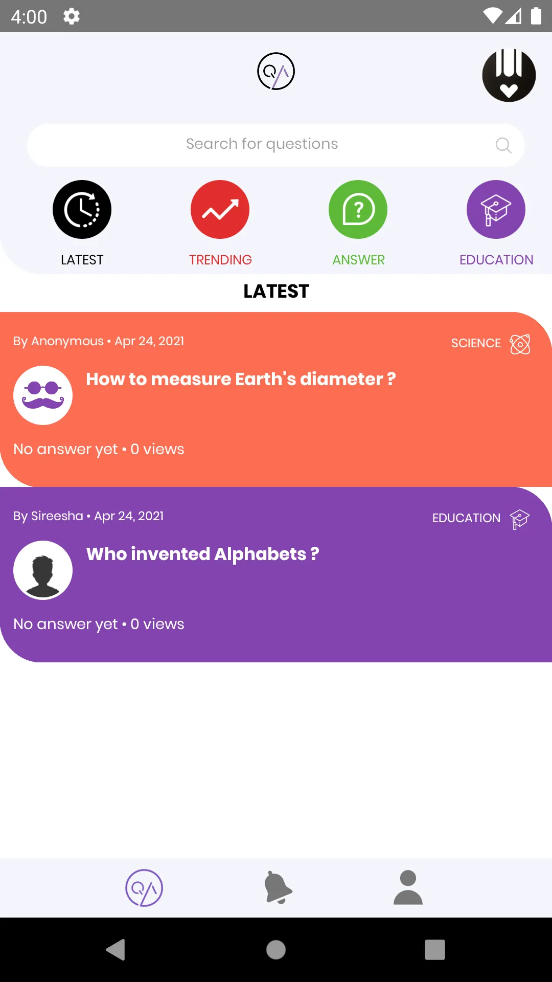 Ask Anything | Indus Appstore | Screenshot