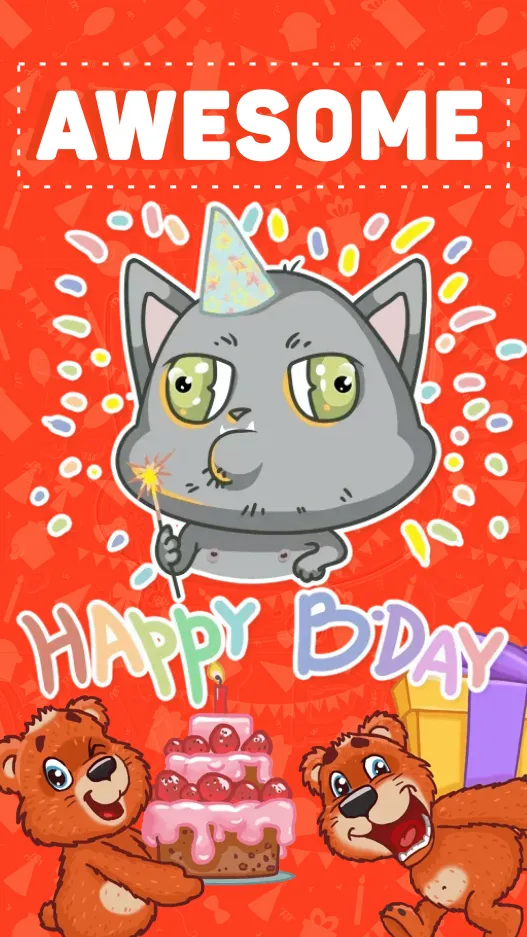 WASticker Happy Birthday | Indus Appstore | Screenshot