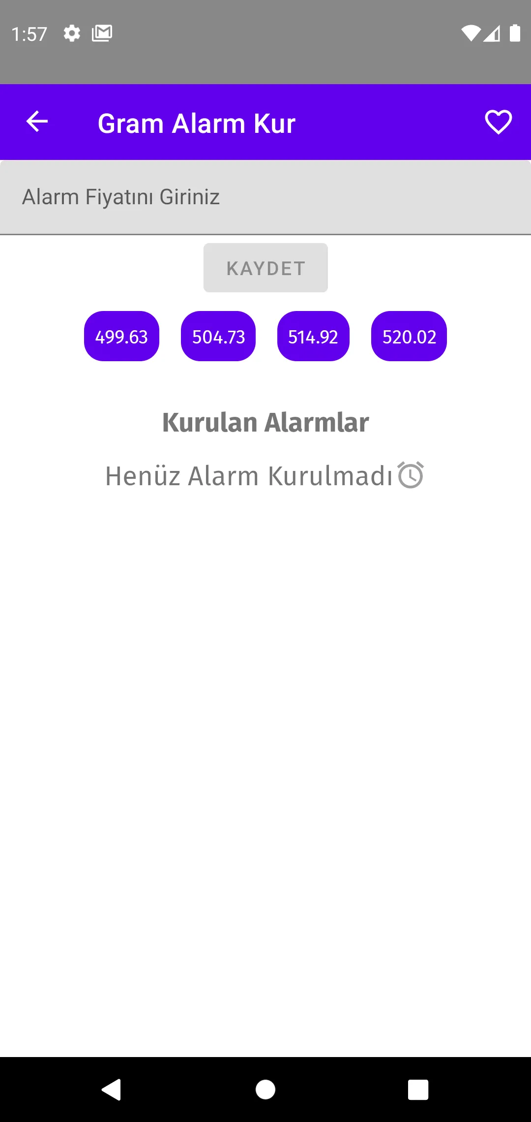 Anlık Döviz ve Altın Fiyatları | Indus Appstore | Screenshot