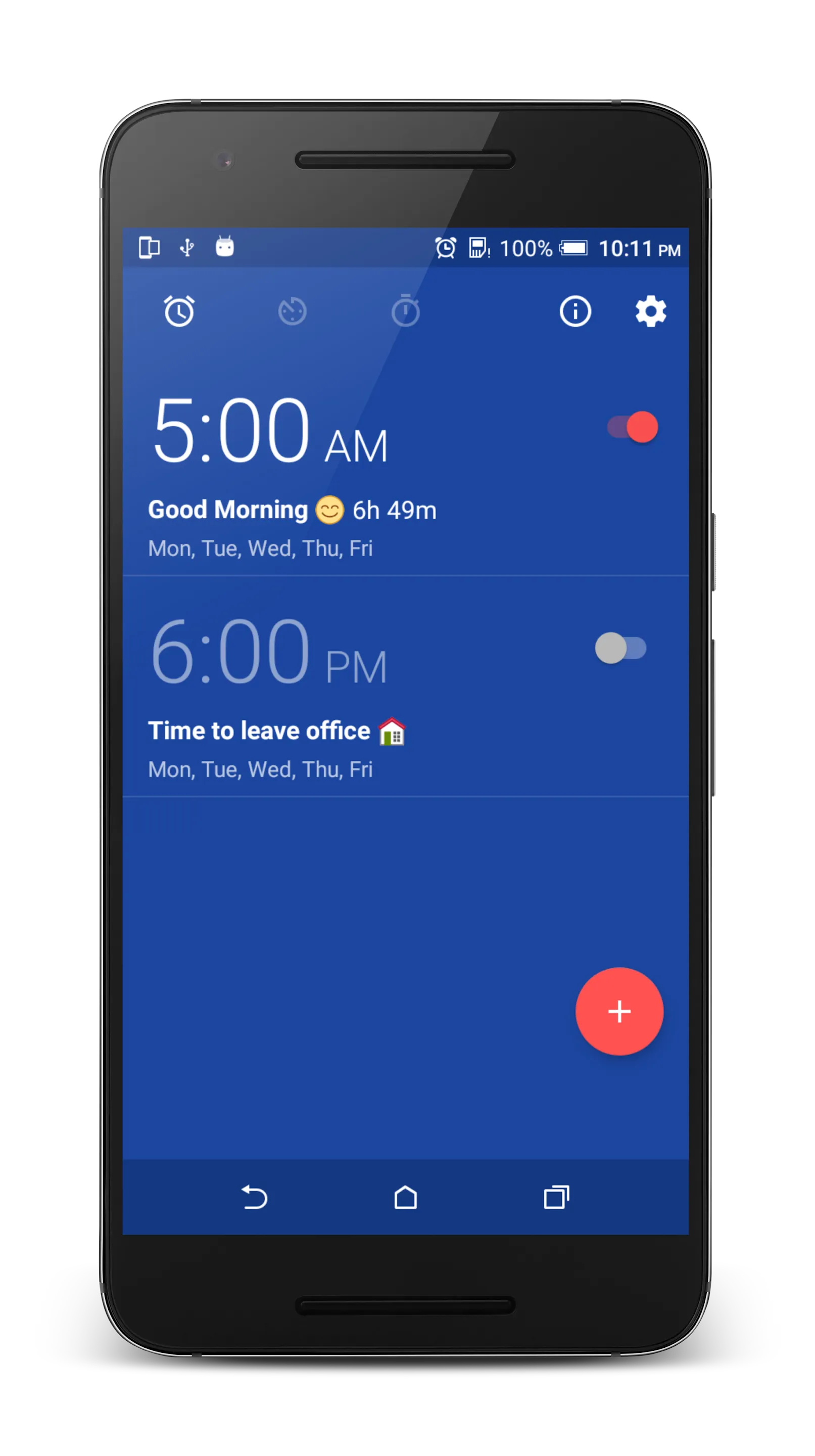 Alarm Clock | Indus Appstore | Screenshot