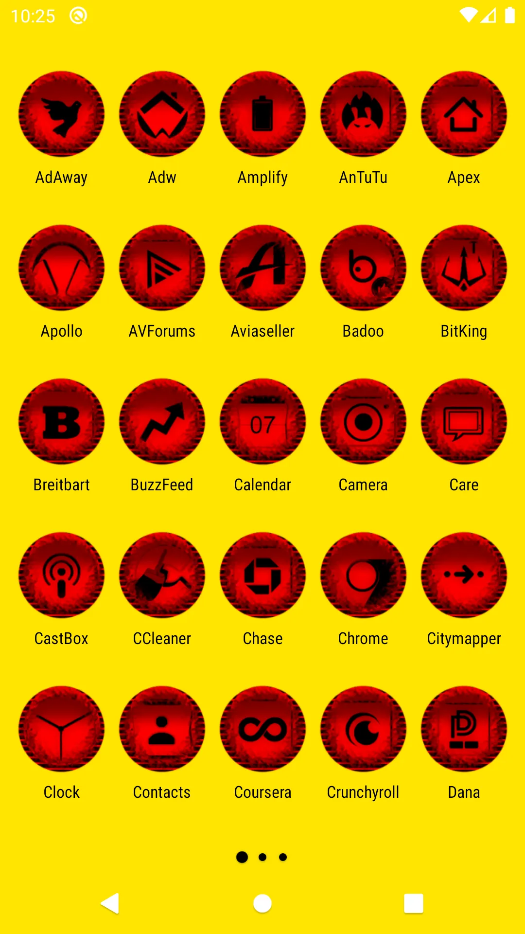 Red Icon Pack Style 5 | Indus Appstore | Screenshot