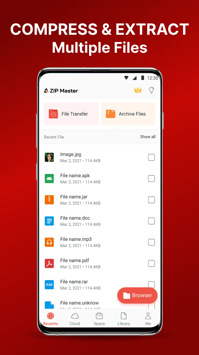 AZIP Master: ZIP / RAR, Unzip | Indus Appstore | Screenshot