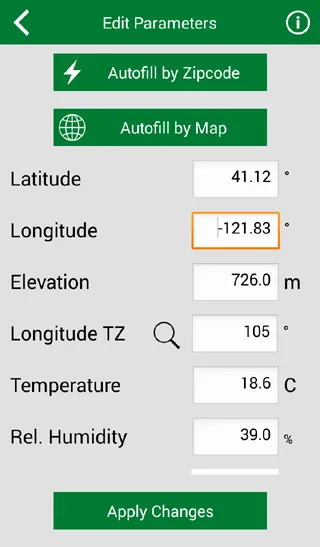 Clear Sky Calculator | Indus Appstore | Screenshot