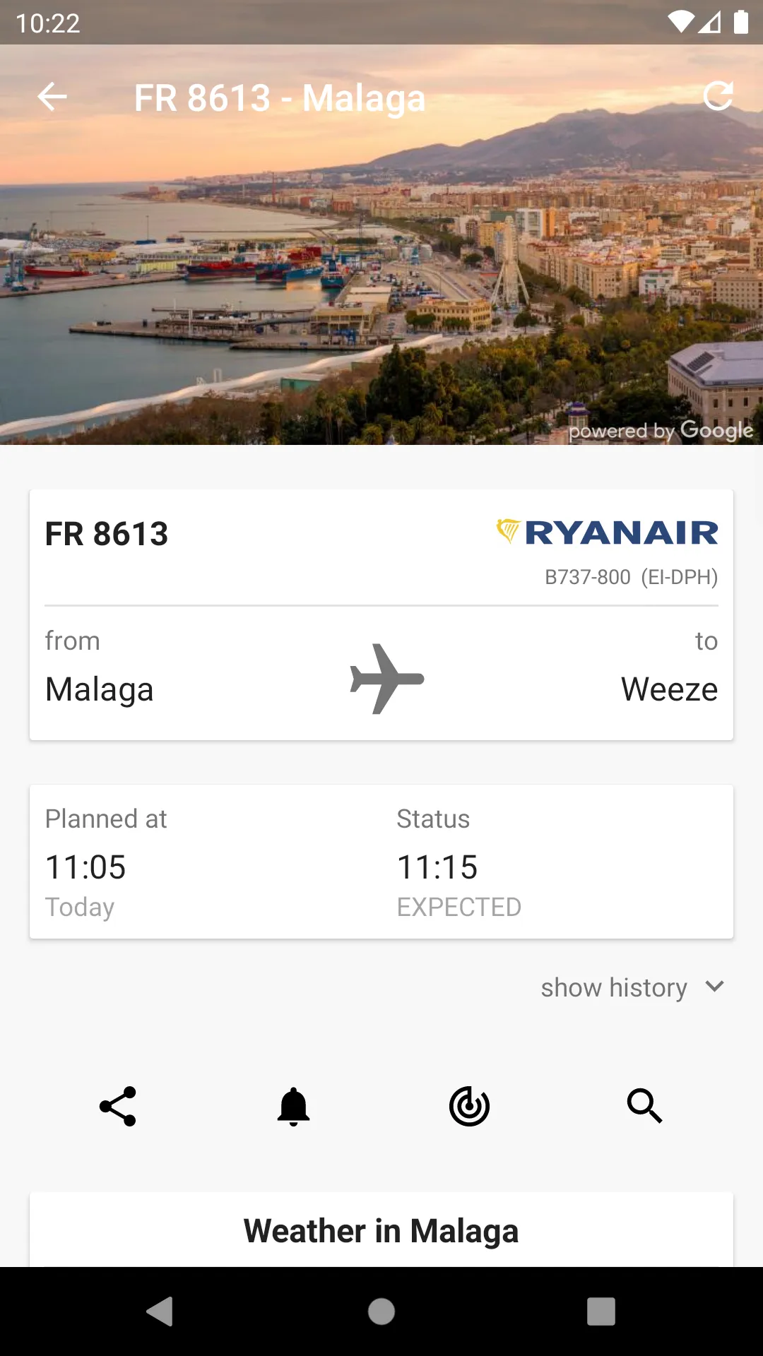 Airport Weeze Flight Info | Indus Appstore | Screenshot