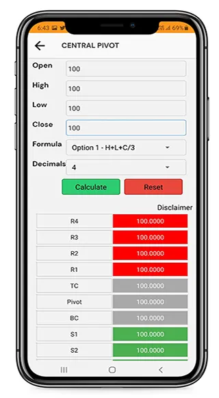 Pivot Point Calculator | Indus Appstore | Screenshot