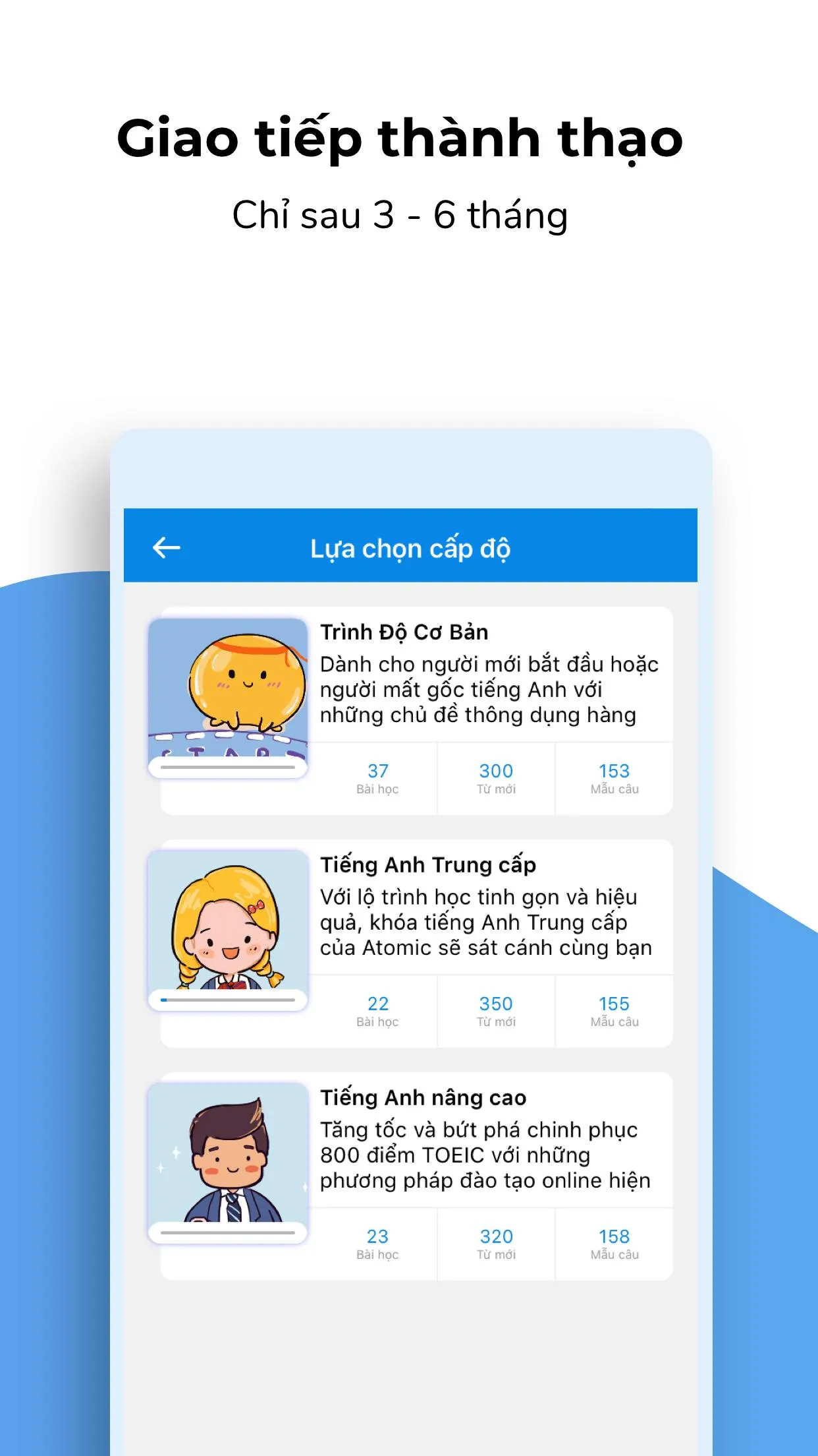 Học Tiếng Anh Siêu Tốc - Atomi | Indus Appstore | Screenshot