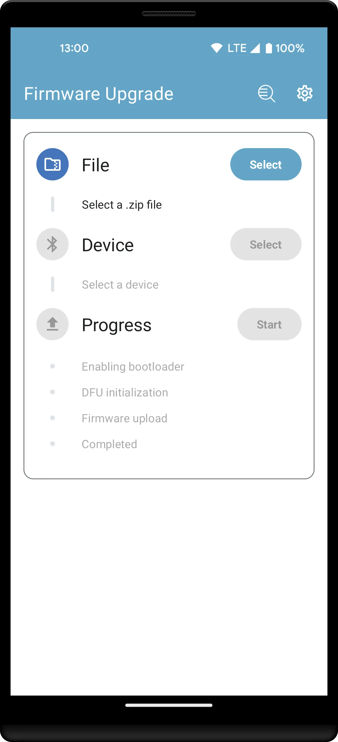 nRF Device Firmware Update | Indus Appstore | Screenshot