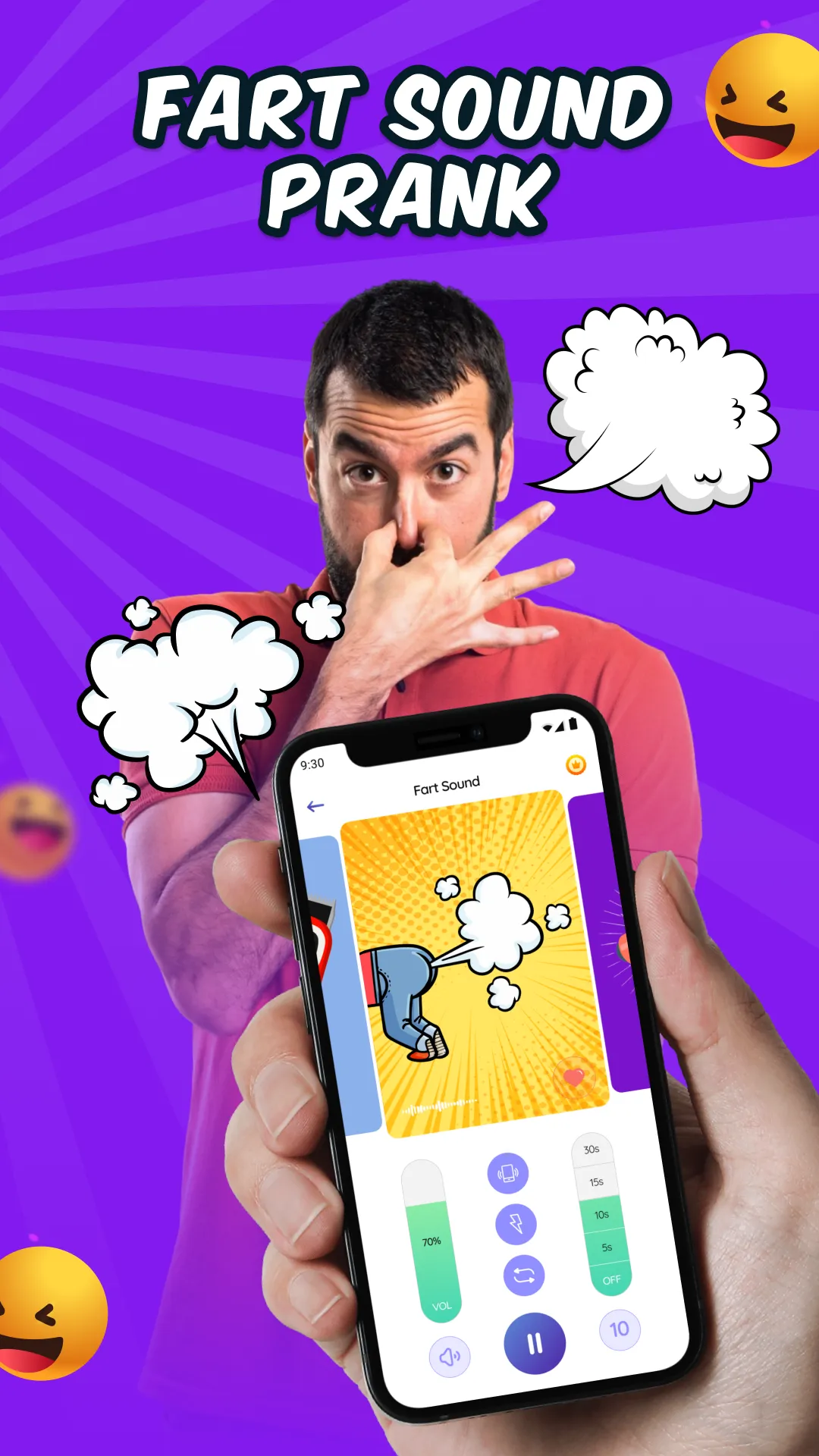 Prank Sounds - air horn & fart | Indus Appstore | Screenshot