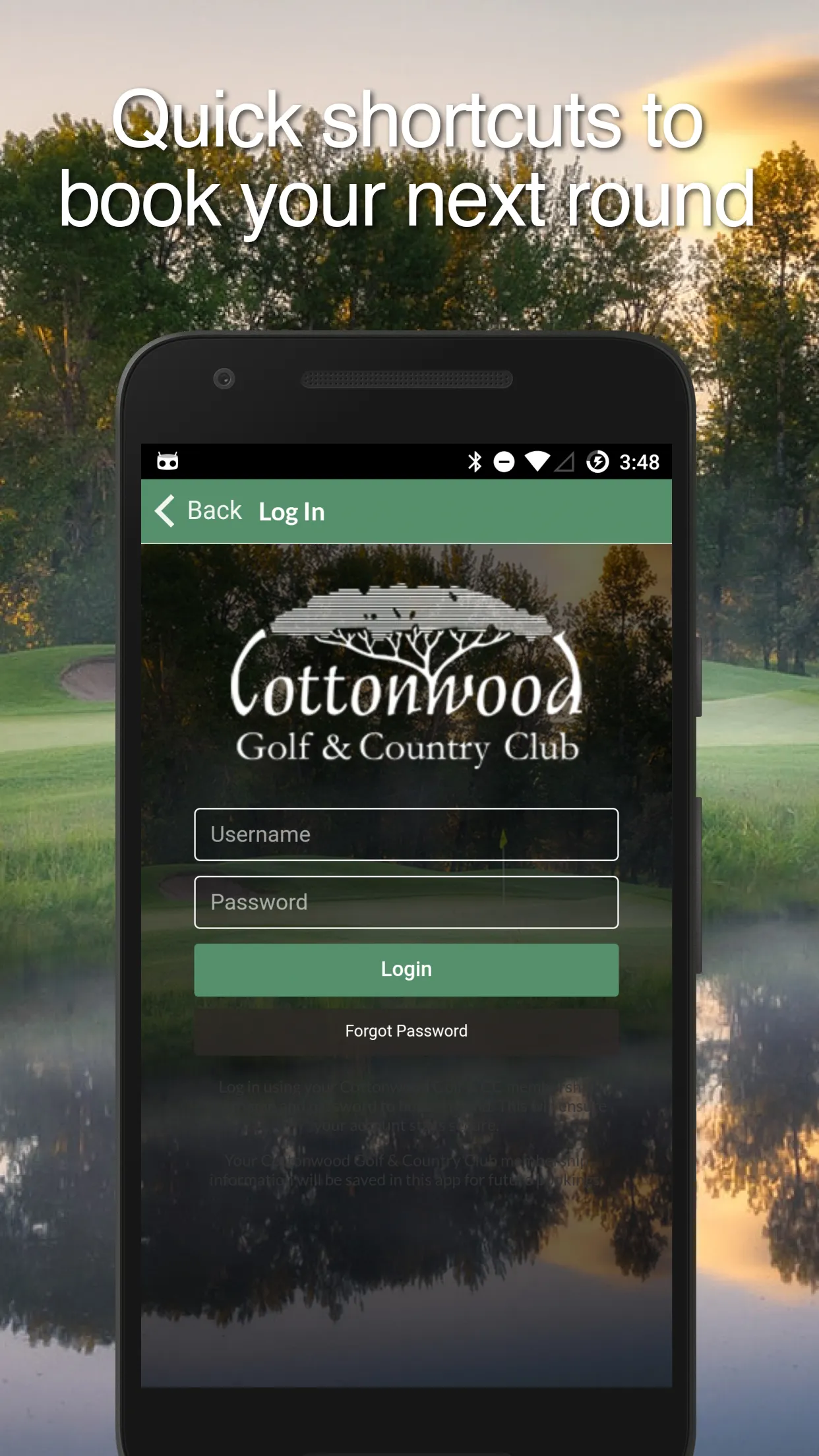 Cottonwood Golf & Country Club | Indus Appstore | Screenshot