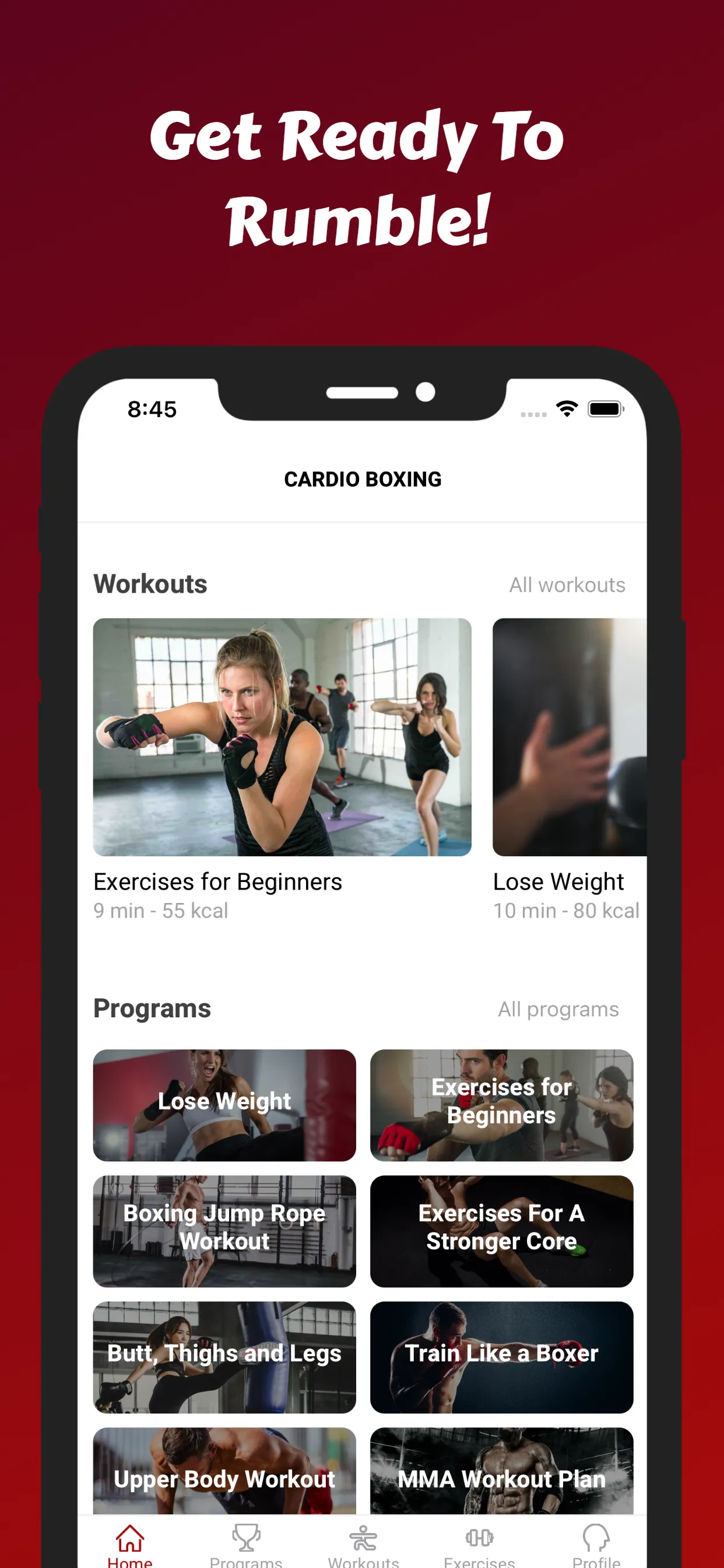 Cardio Boxing Workout | Indus Appstore | Screenshot