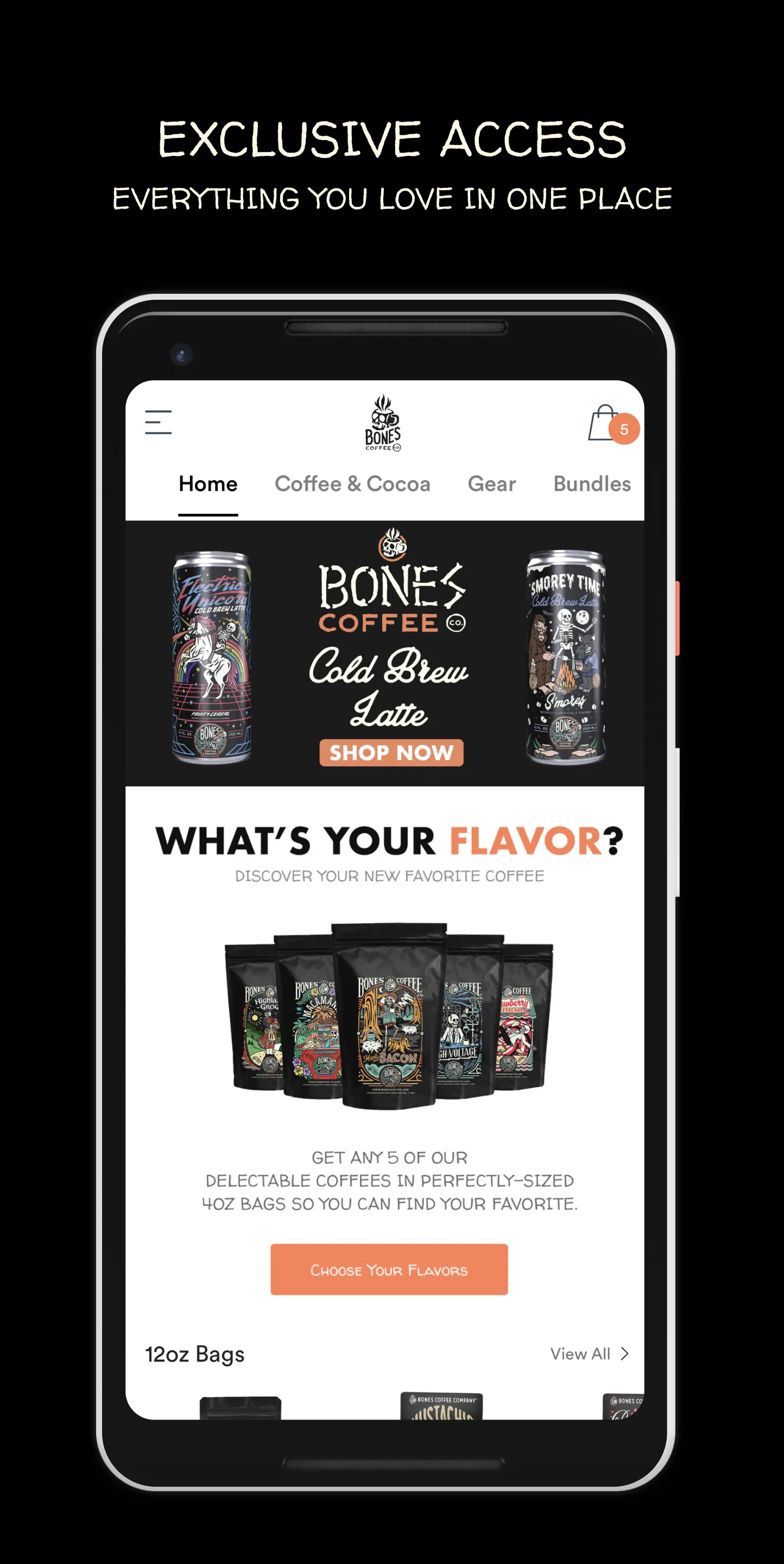 Bones Coffee | Indus Appstore | Screenshot