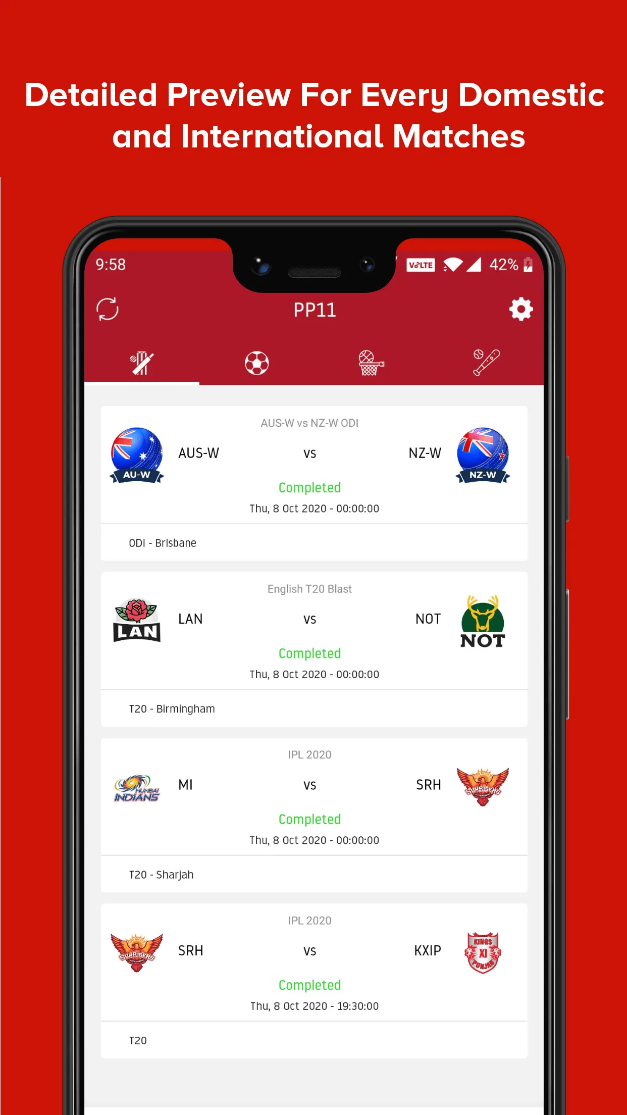 PP11 - Fantasy Team Prediction | Indus Appstore | Screenshot