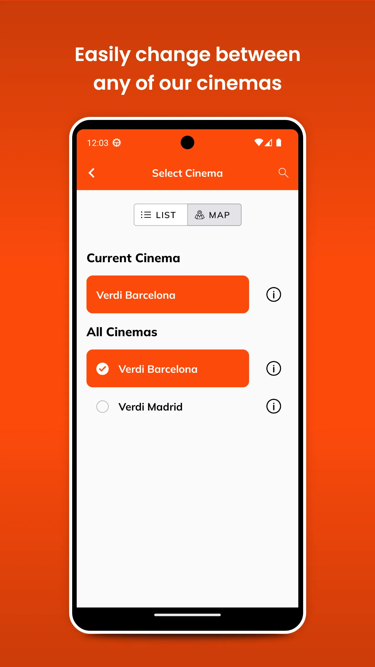 Cines Verdi | Indus Appstore | Screenshot