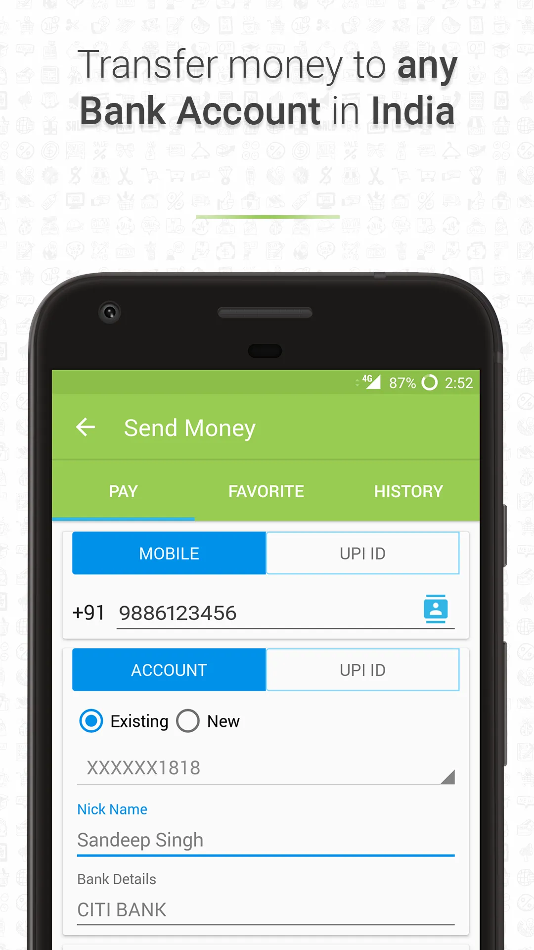 Money Transfer, BHIM UPI | Indus Appstore | Screenshot