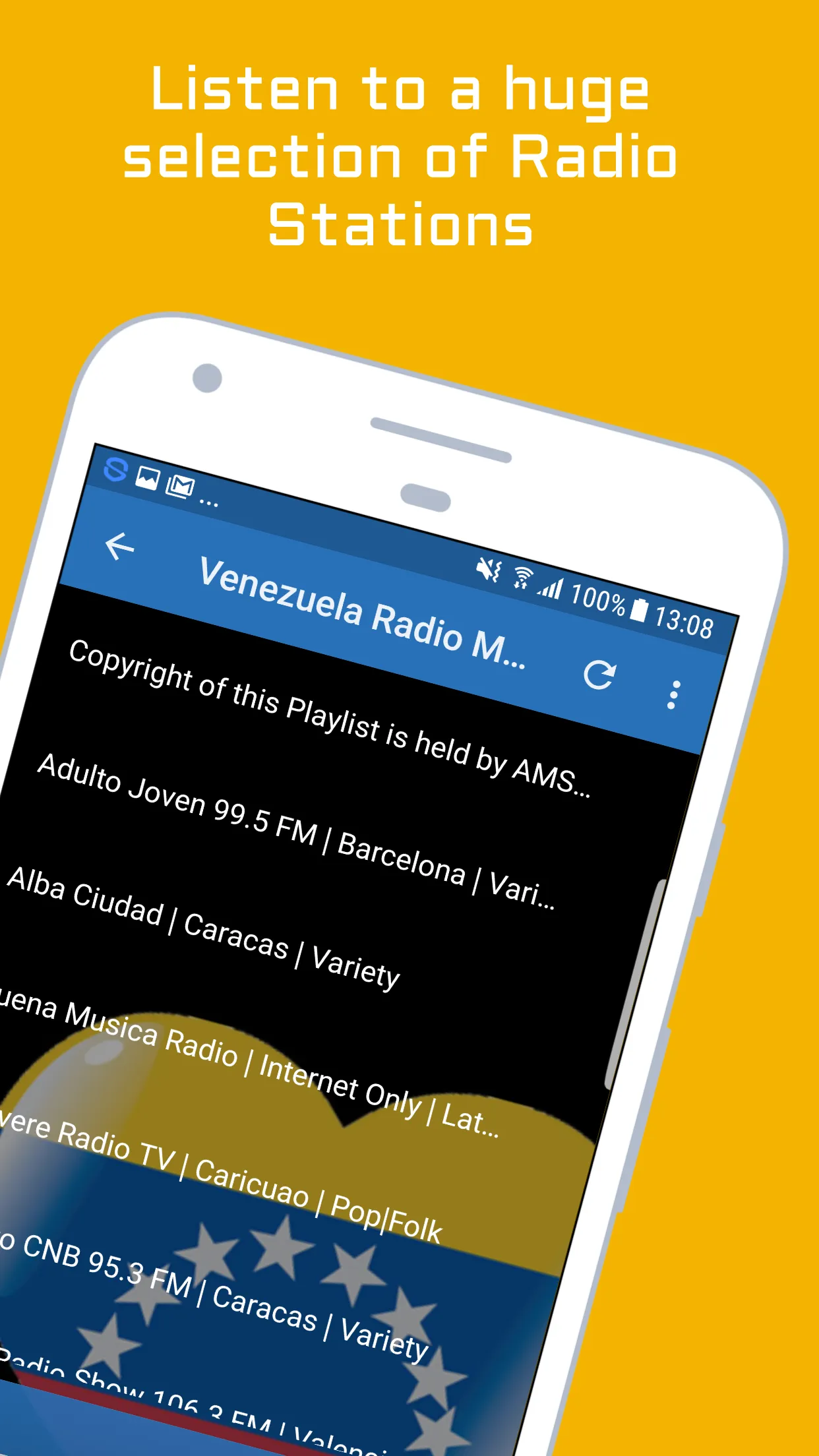 Venezuela Radio Music & News | Indus Appstore | Screenshot