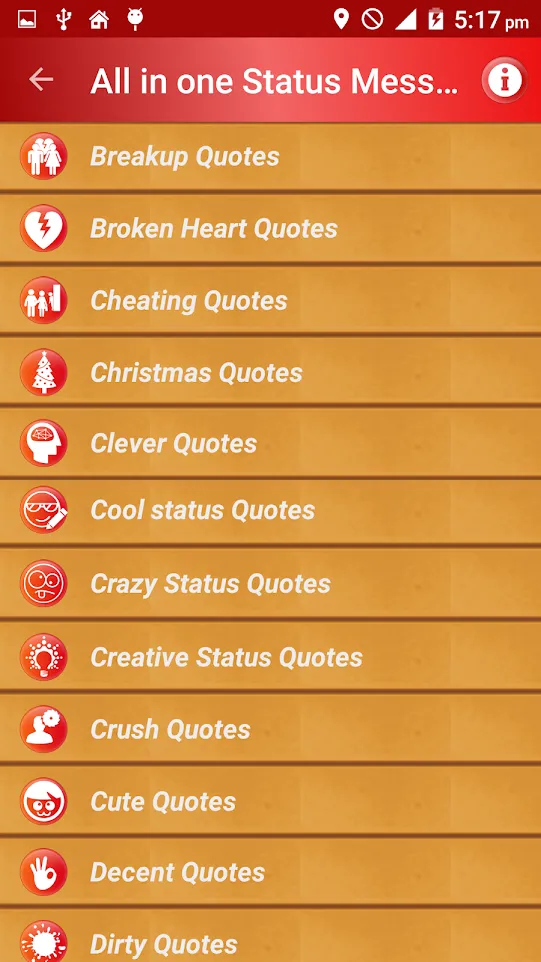 All Status Messages & Quotes | Indus Appstore | Screenshot