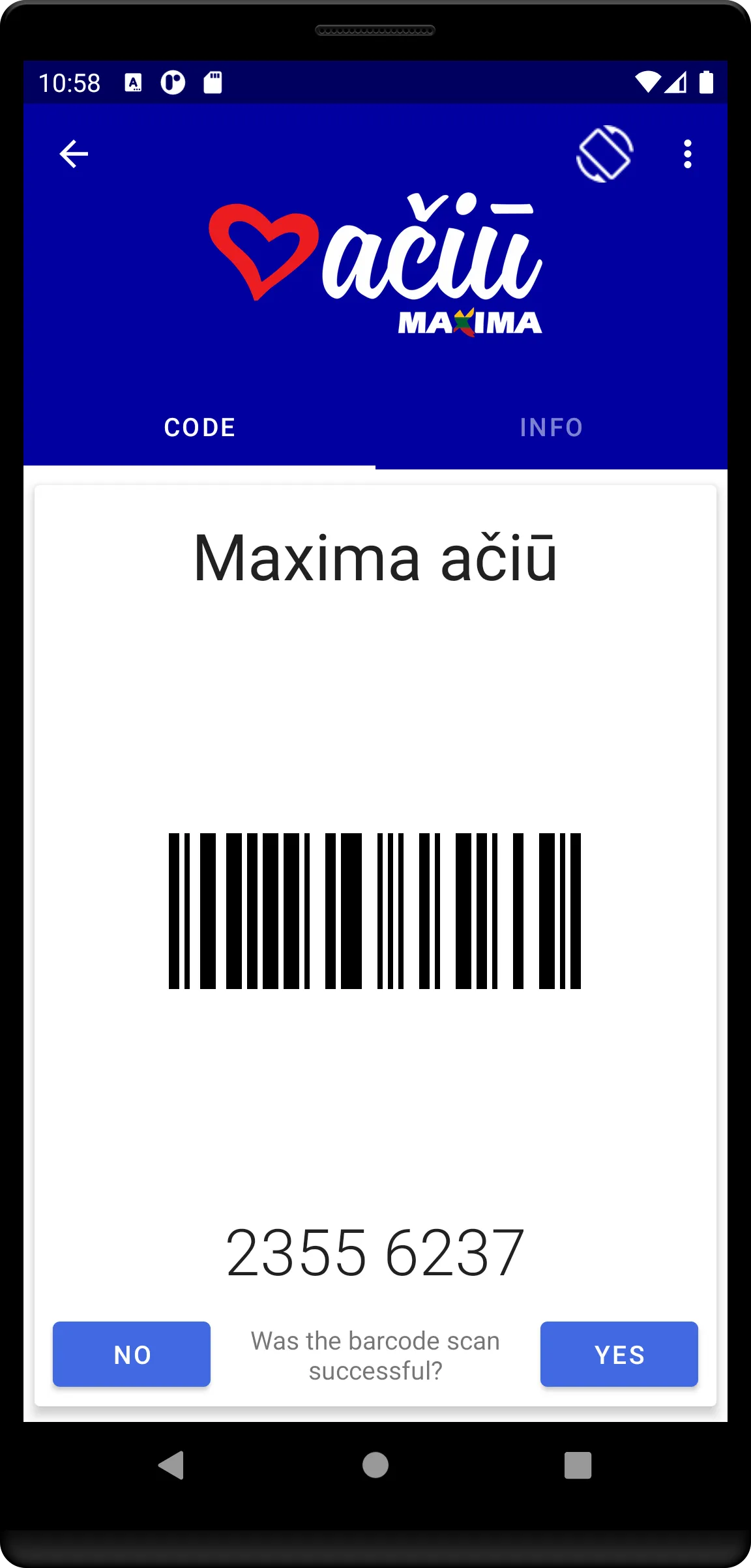 Loyalty cards | Indus Appstore | Screenshot