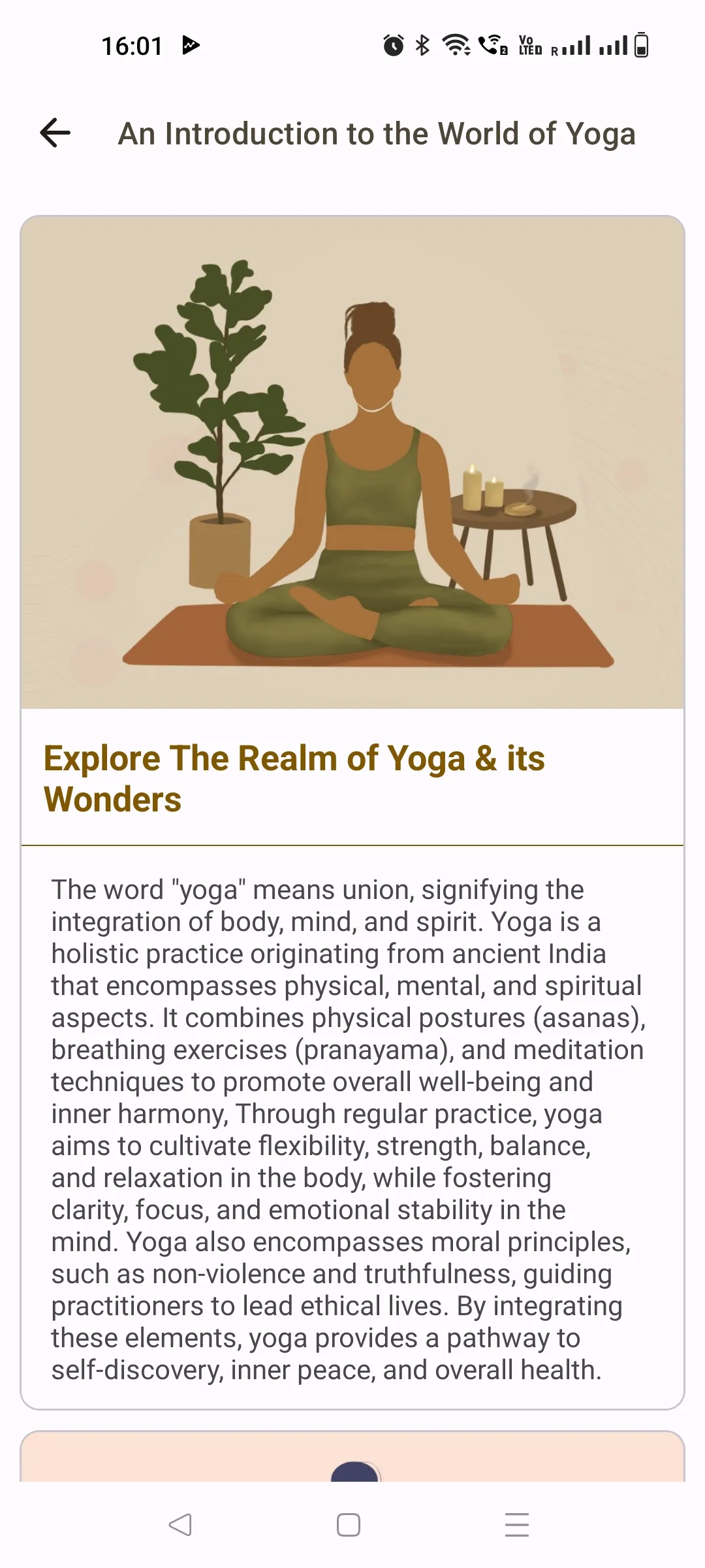 Daily Yoga | Meditation App | Indus Appstore | Screenshot