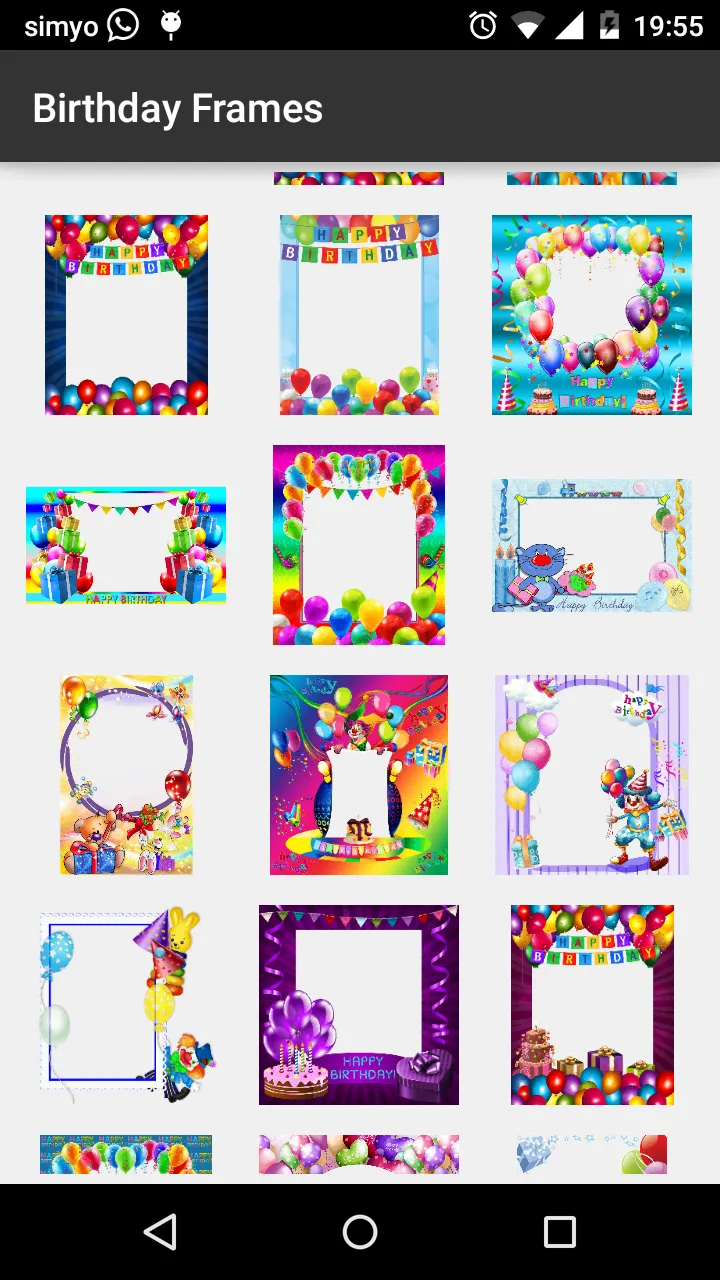 Birthday photo frames | Indus Appstore | Screenshot