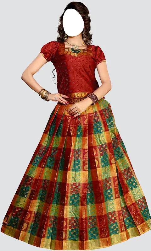 Women Pattu Dress Photo Suit | Indus Appstore | Screenshot