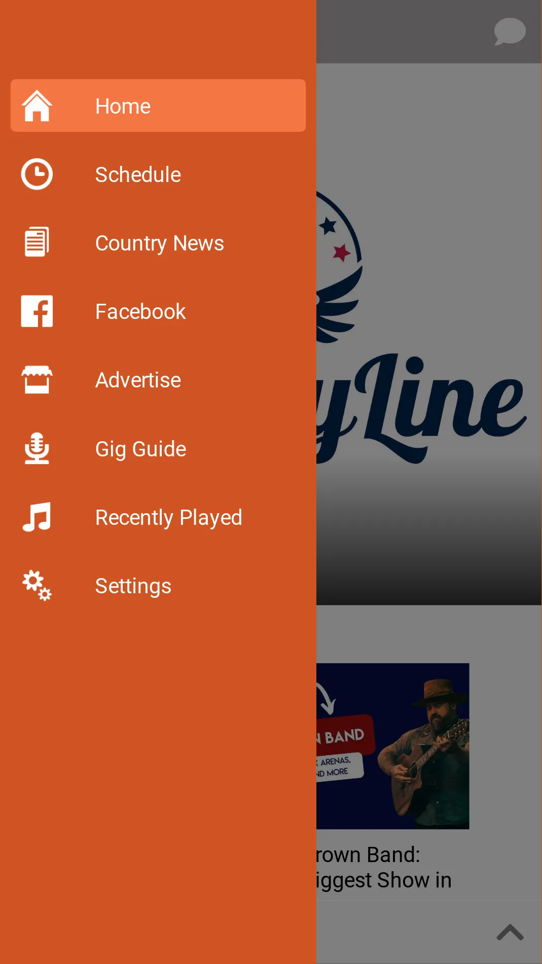 CountryLine Radio | Indus Appstore | Screenshot