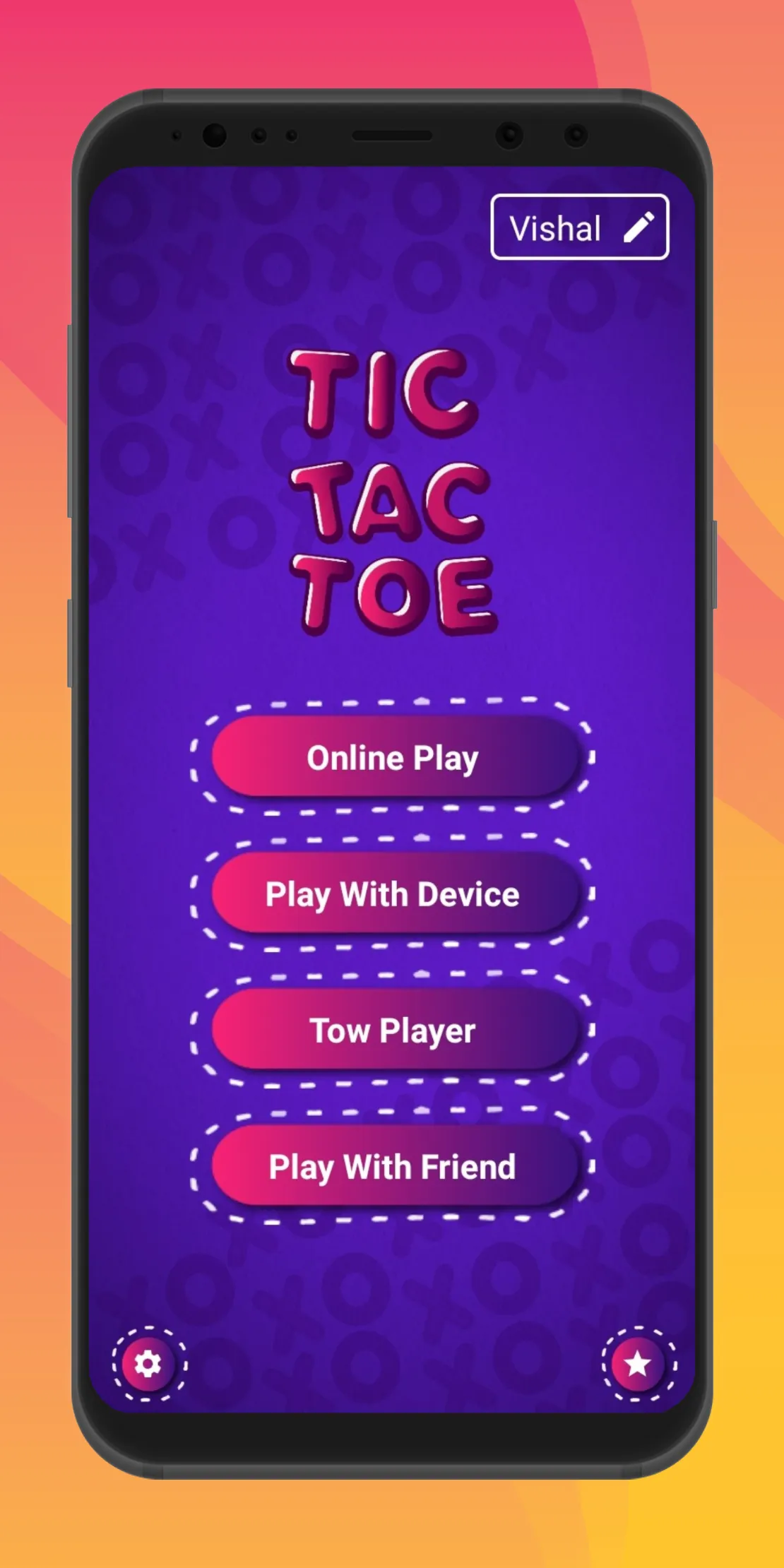 Tic Tac Toe Play & Chat Online | Indus Appstore | Screenshot