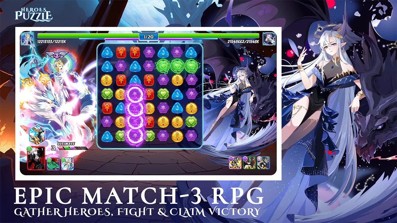 Heroes & Puzzles: Match-3 RPG | Indus Appstore | Screenshot