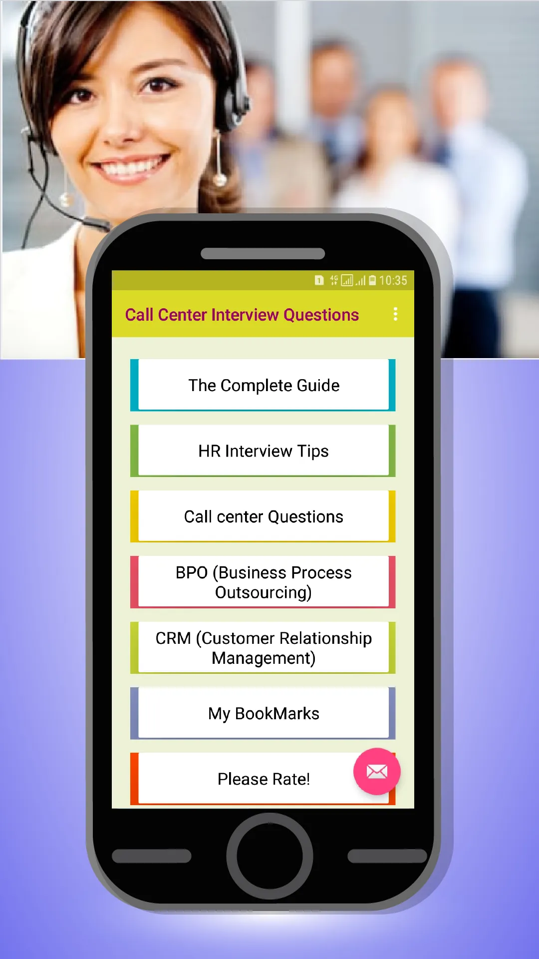 Call center interview question | Indus Appstore | Screenshot