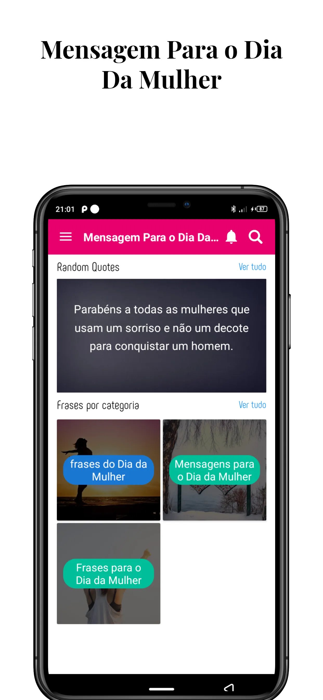 Mensagem Para o Dia Da Mulher | Indus Appstore | Screenshot