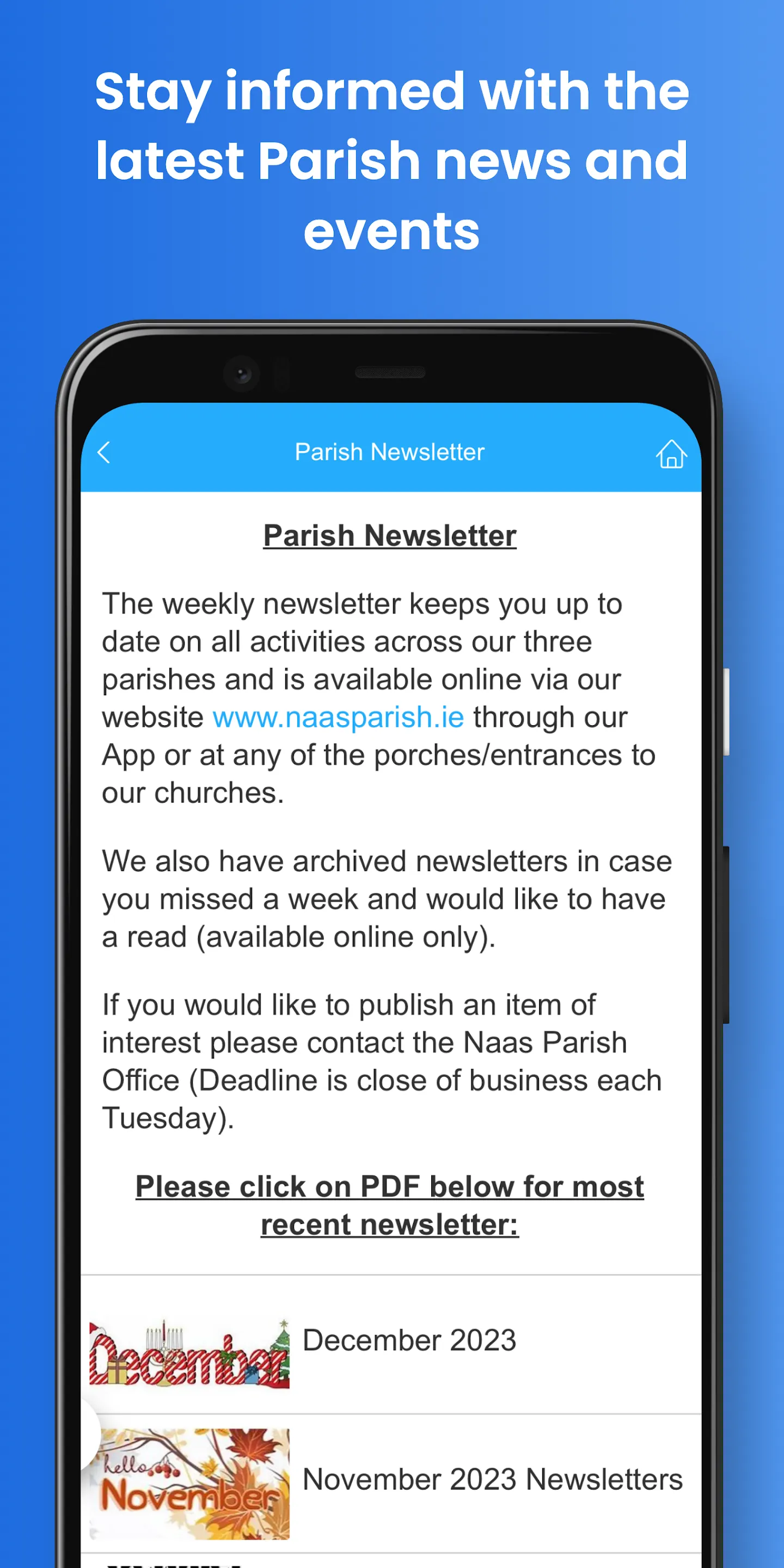 Naas Parish | Indus Appstore | Screenshot