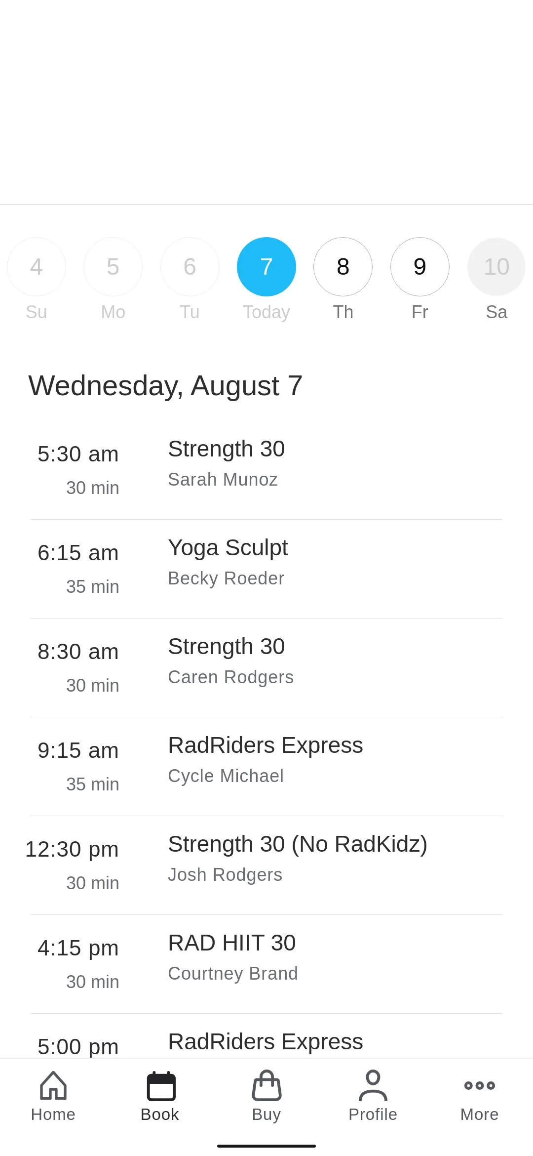 Radius Fitness Mesa | Indus Appstore | Screenshot