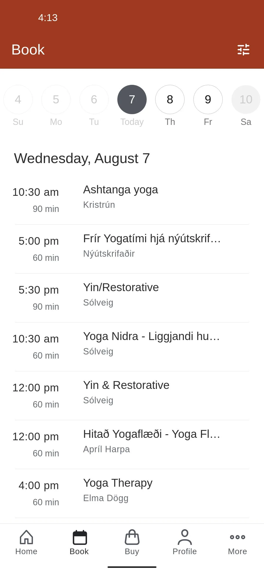 Yoga Shala Reykjavik | Indus Appstore | Screenshot