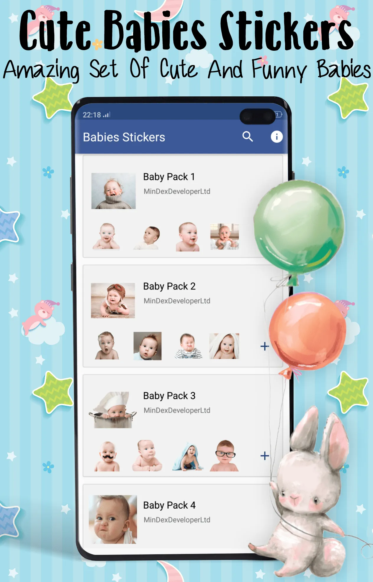 Babies Stickers for Whatsapp | Indus Appstore | Screenshot