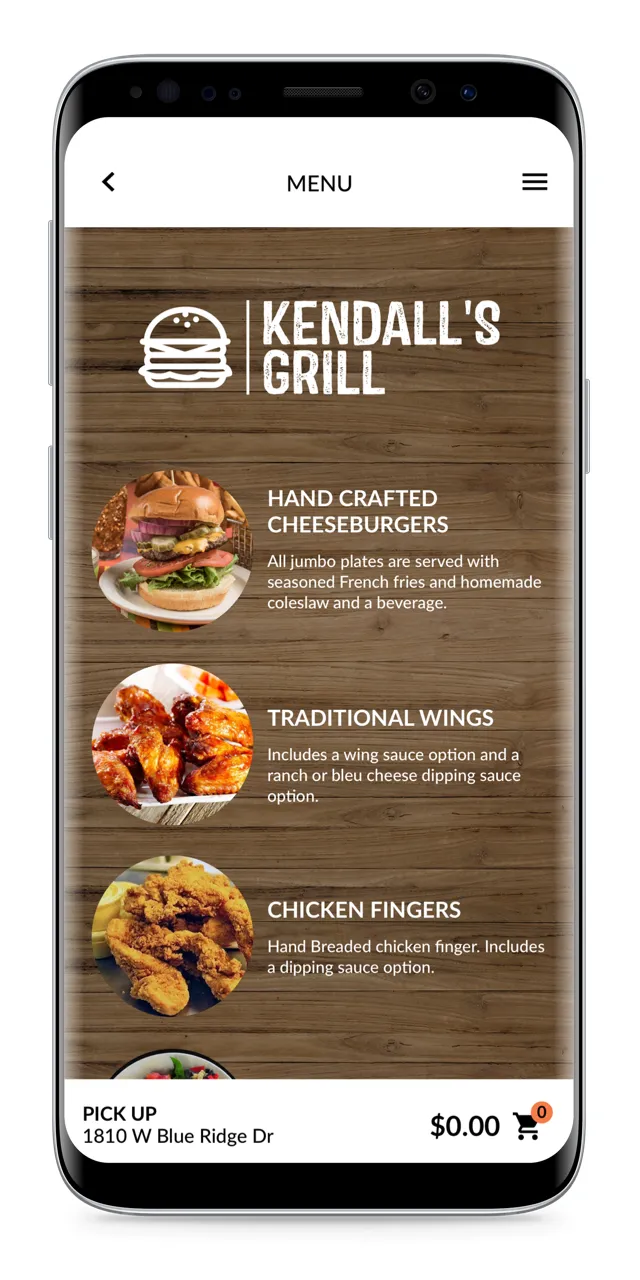 Kendall's Grill | Indus Appstore | Screenshot